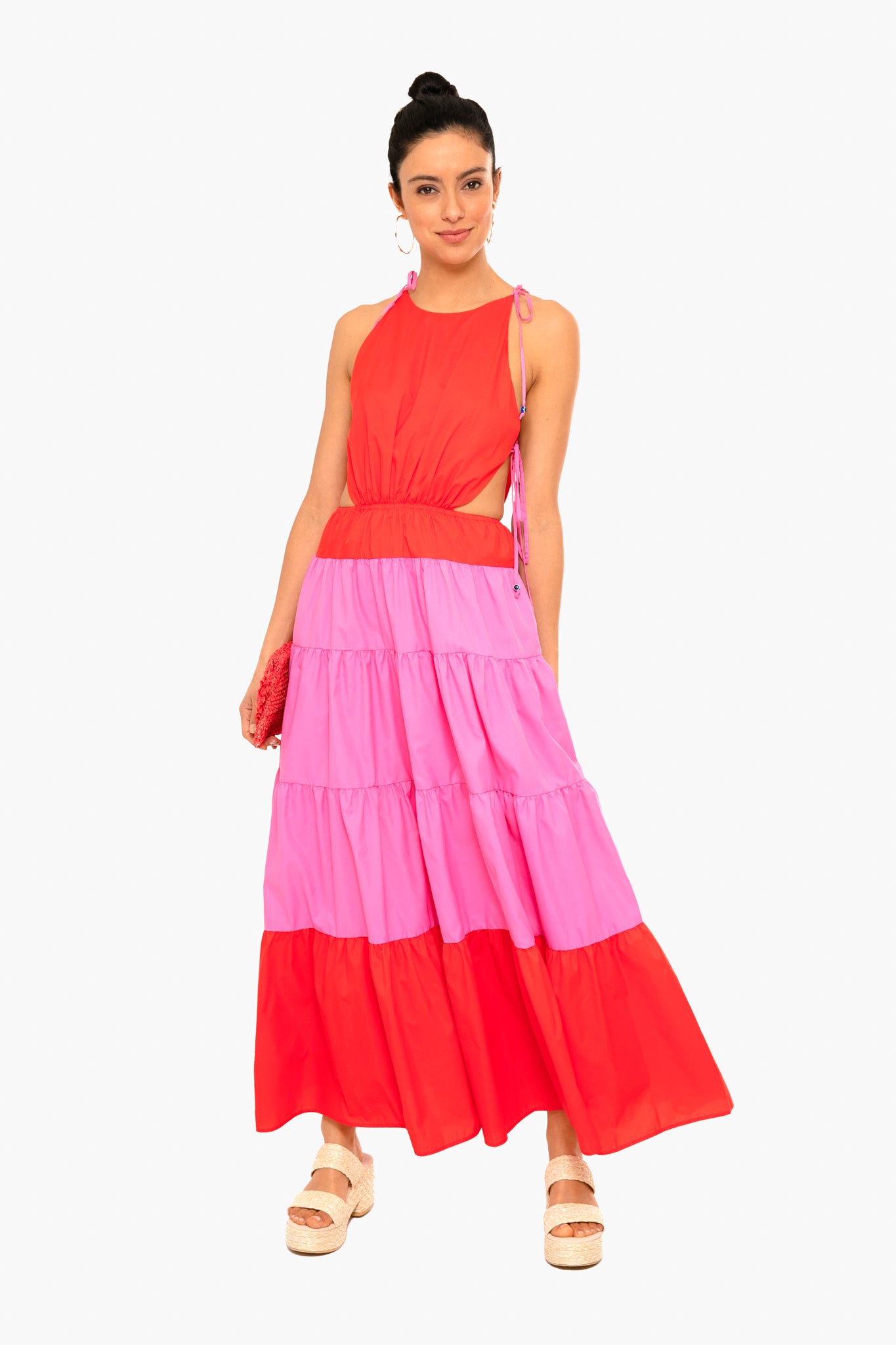 Tomato and Wild Orchid Minerva Dress-Get Girly