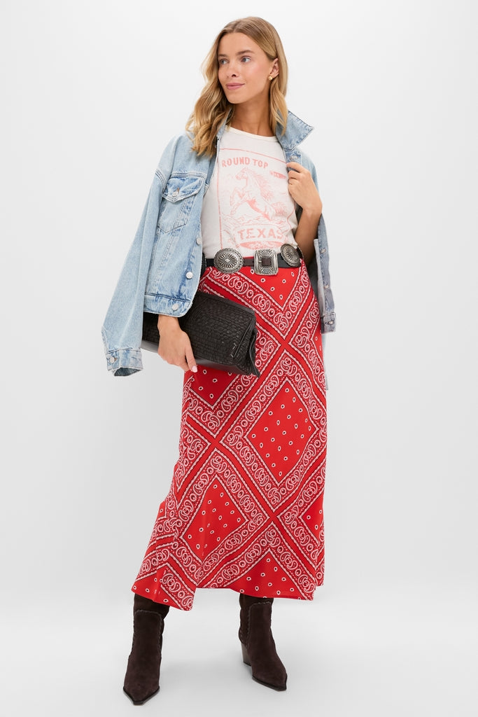 Aces Wild Red Suki Skirt-Get Girly