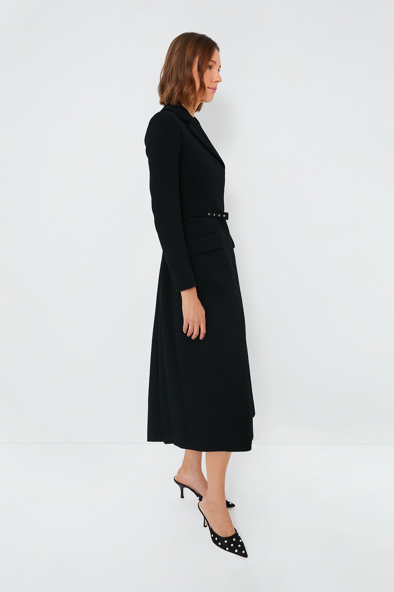 Black Kalonice Midi Dress-Get Girly