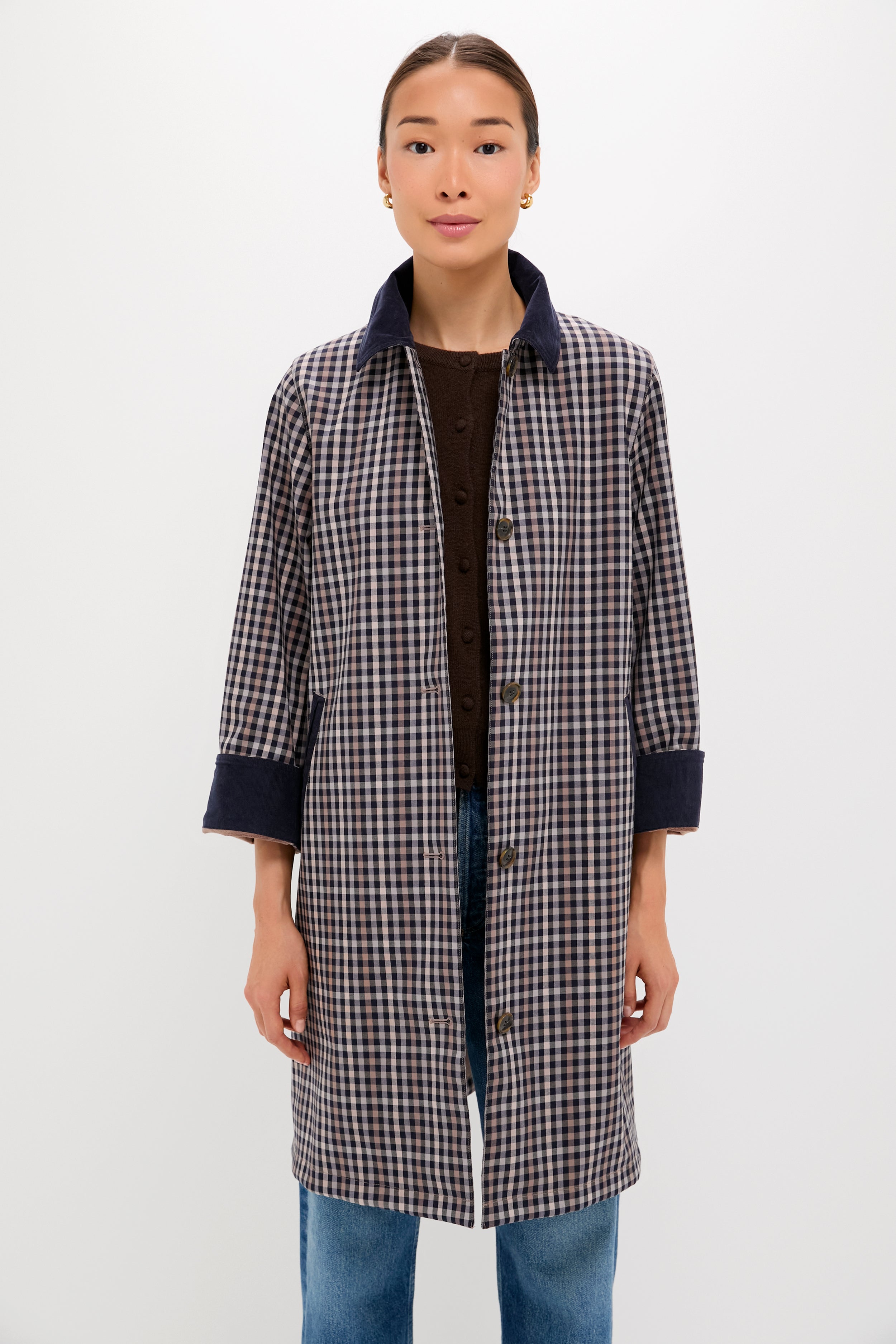 English Check London Raincoat-Get Girly