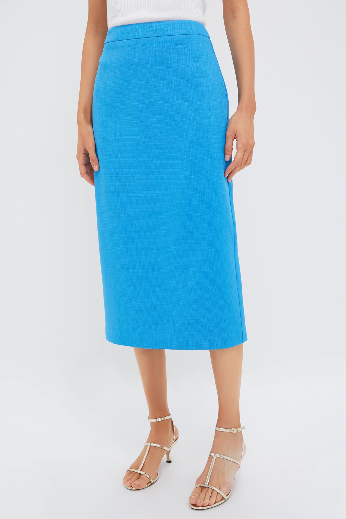 Azure Christopher Midi Skirt-Get Girly