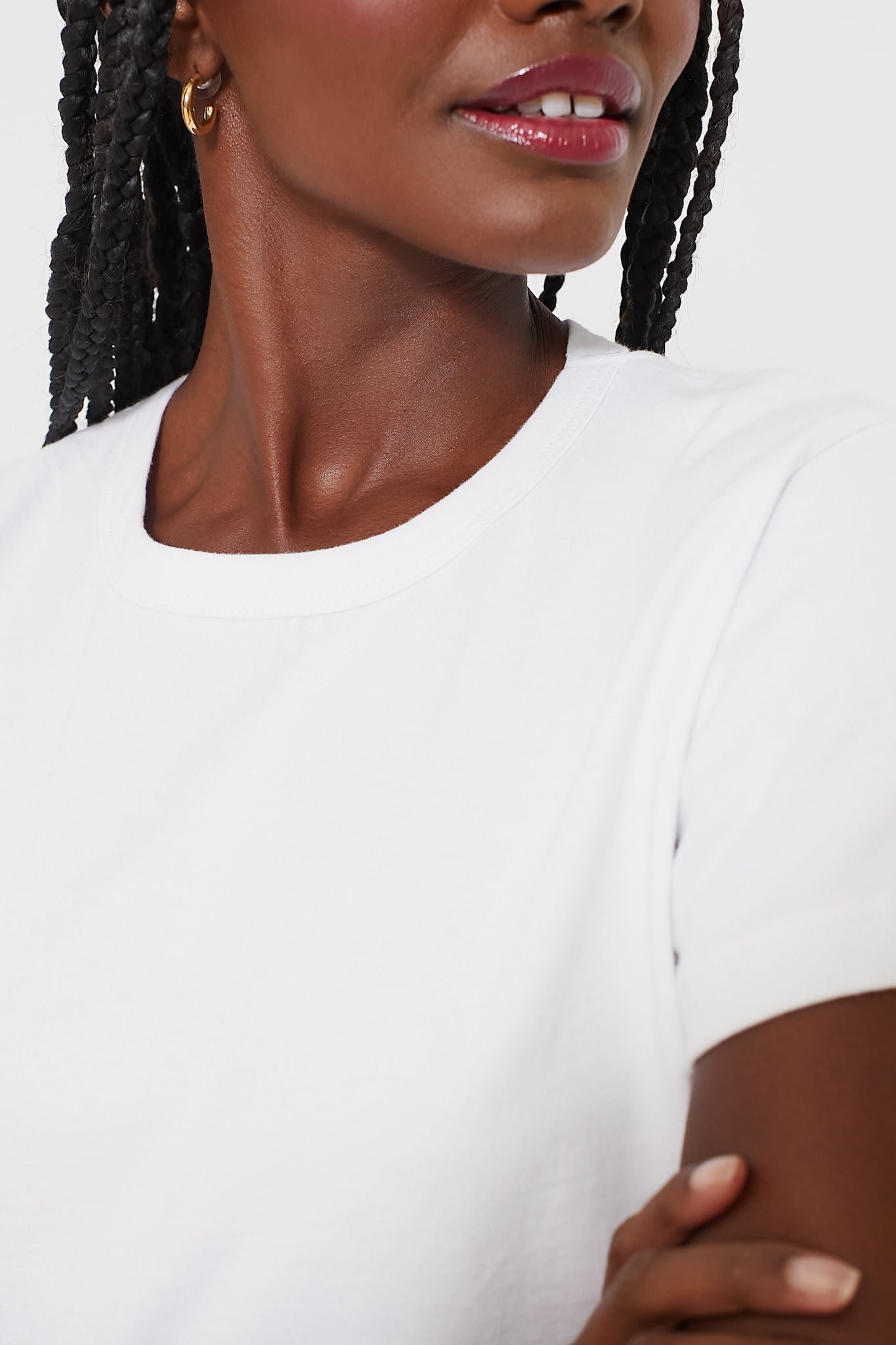 White Margo Tee-Get Girly