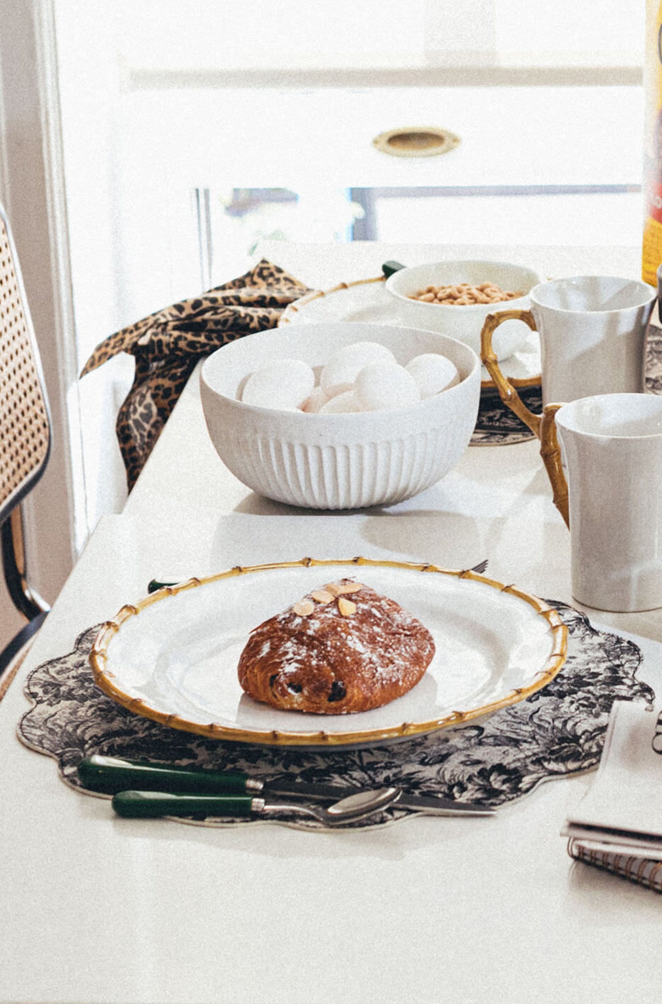 Classic Bamboo Dinner Plate-Get Girly