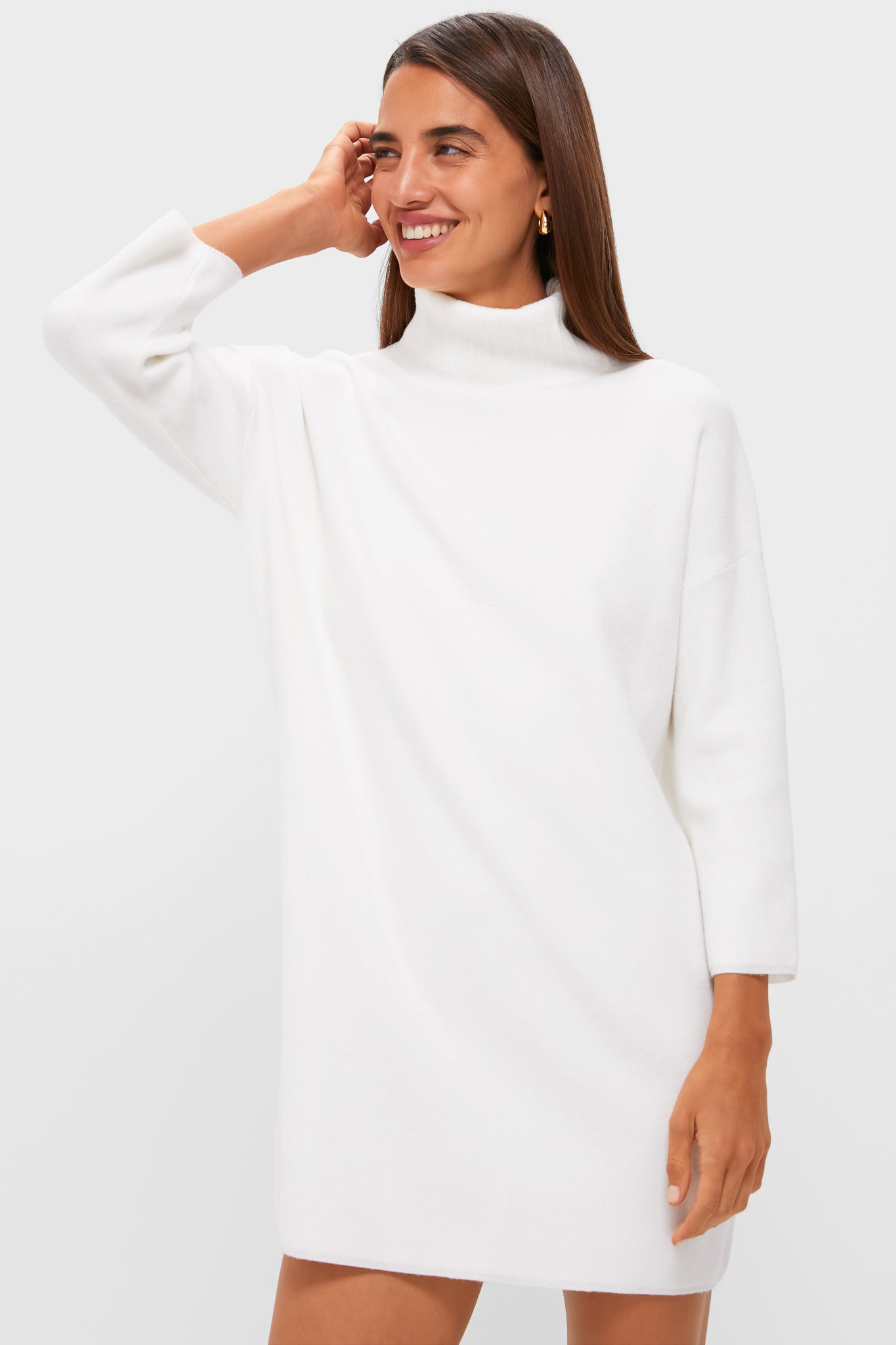 Winter White Vivianne Dress-Get Girly