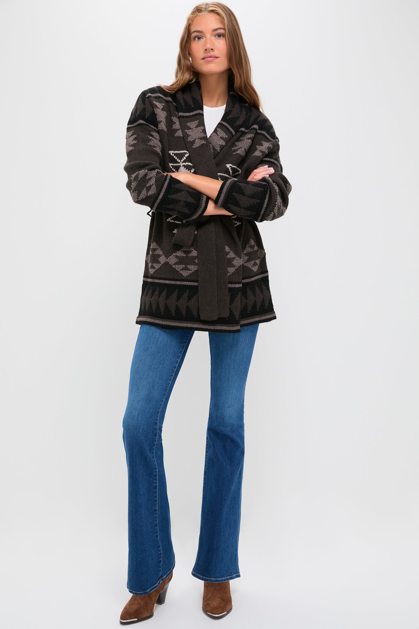 Wool Blend Ranch Teddy Wrap Cardigan-Get Girly