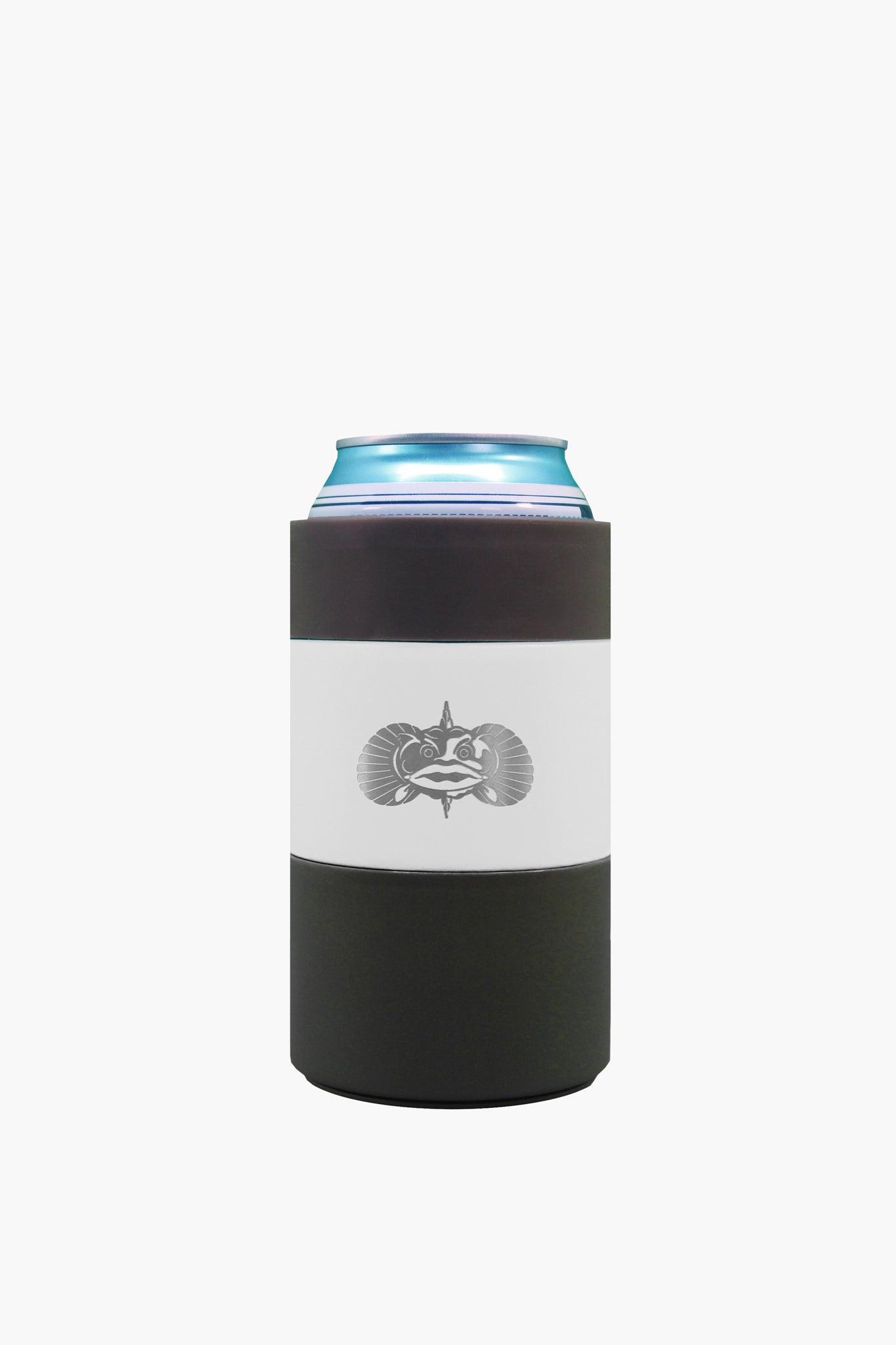 White Toadfish Non-tipping 12oz Can Cooler-Get Girly