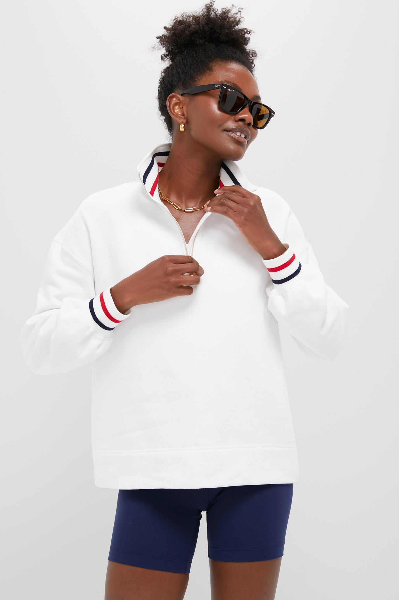 Americana Carlson Quarter Zip-Get Girly