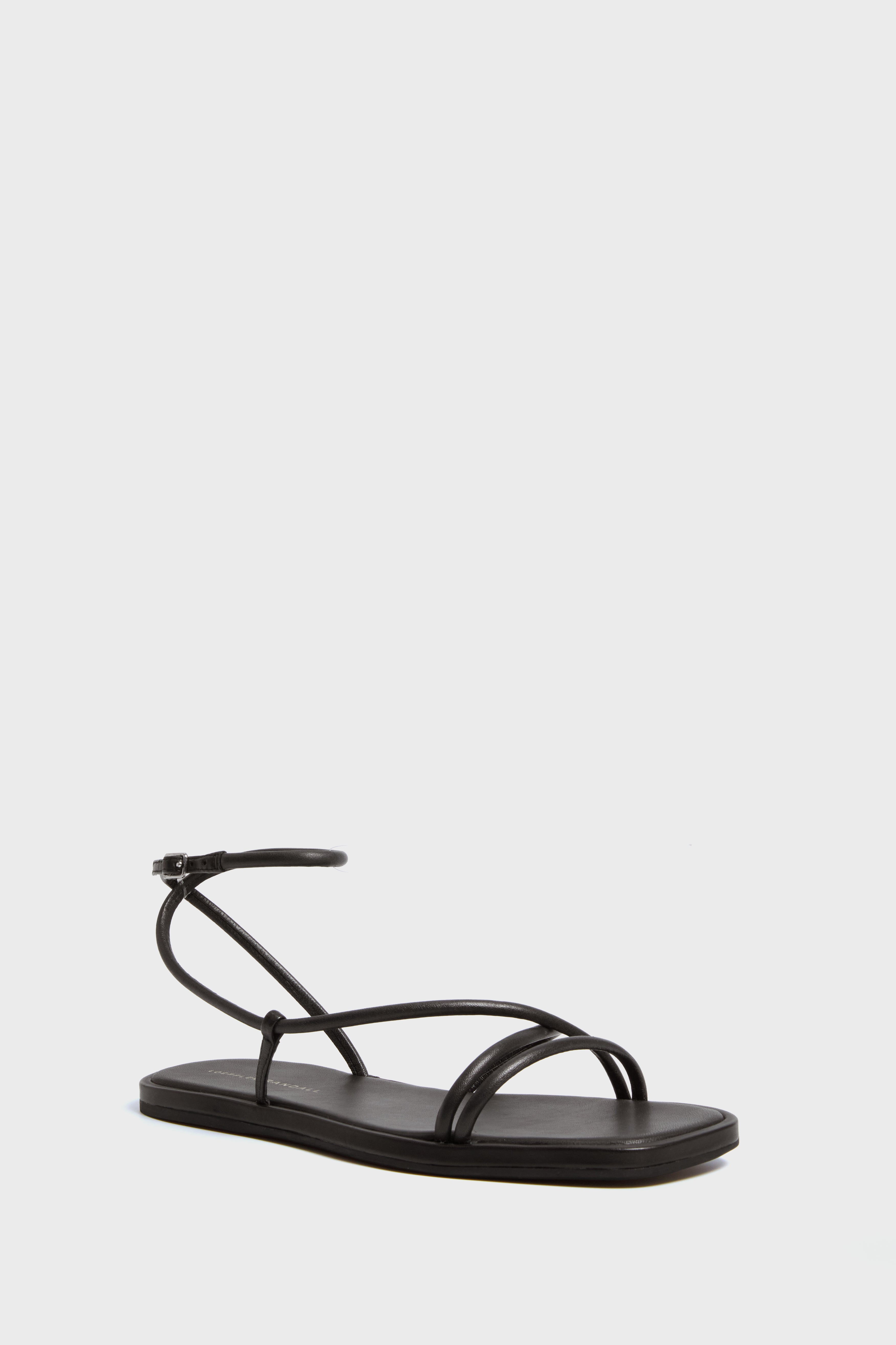 Black Noor Sandals-Get Girly