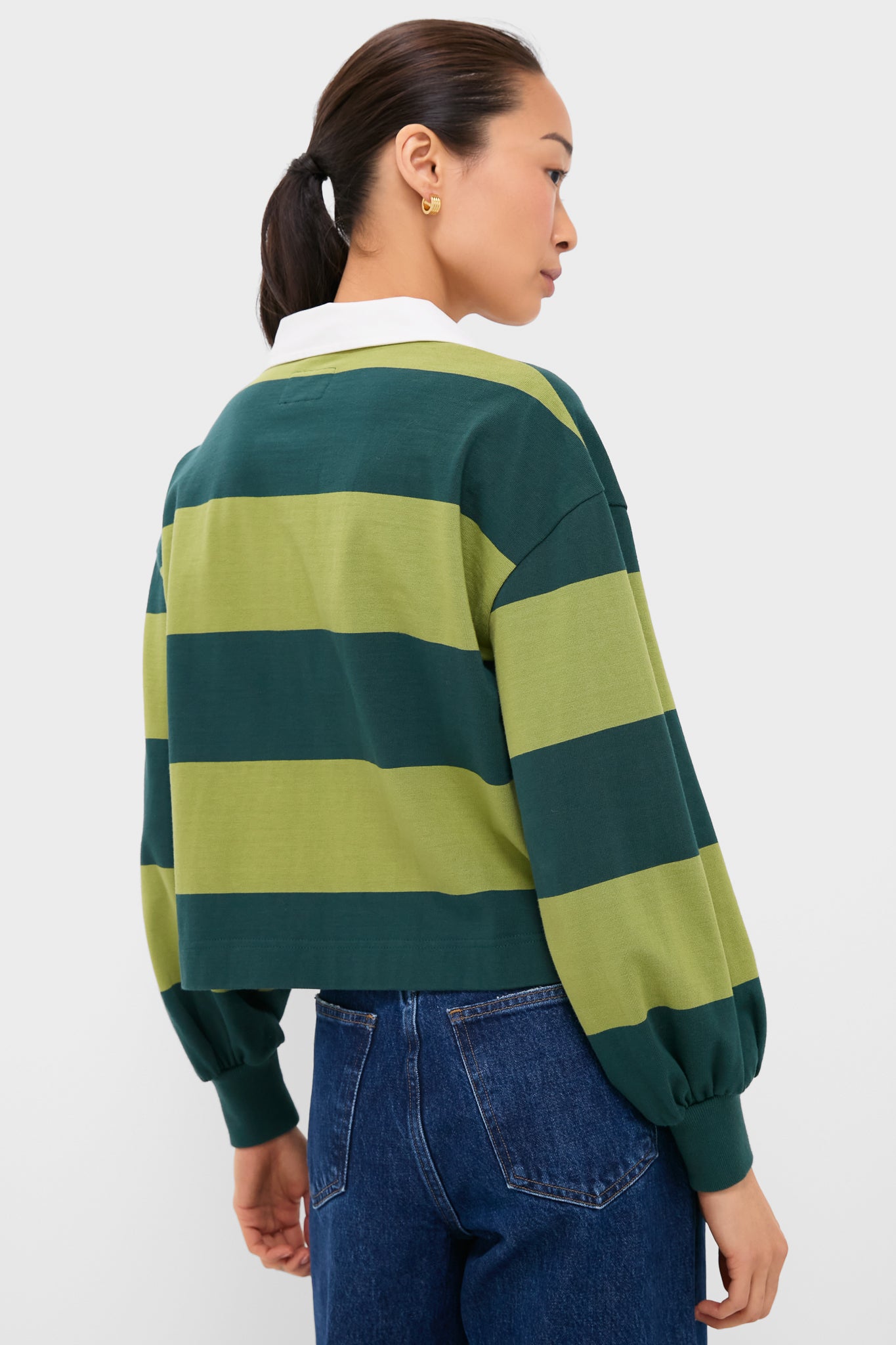 Woodbine and Junebug Stripe Swiftie Rugby Polo-Get Girly