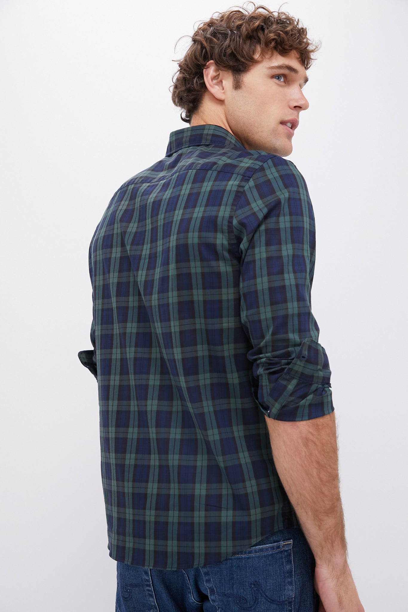 Blackwatch Plaid Movement Shirt-Get Girly
