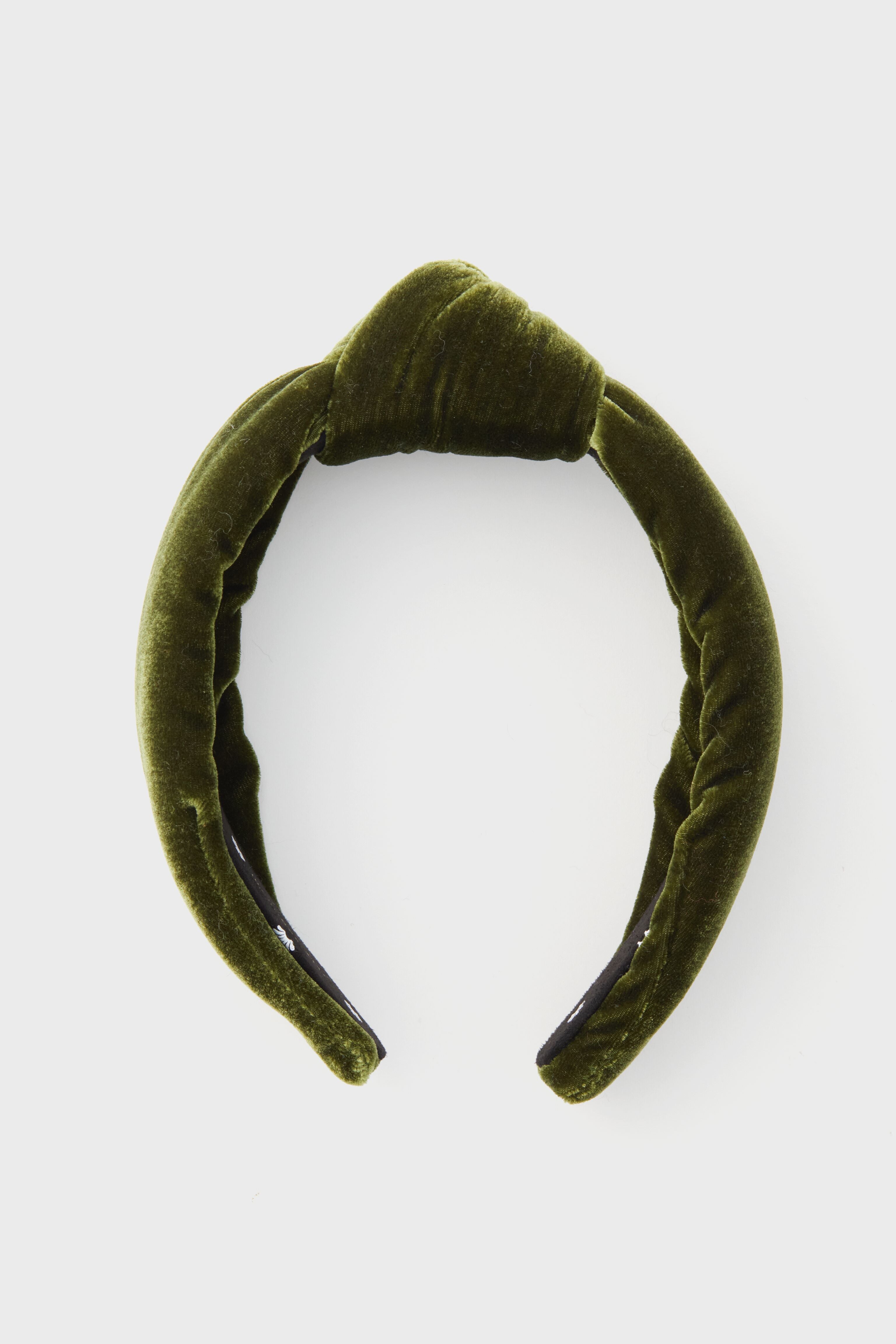 Alpine Velvet Knotted Headband-Get Girly