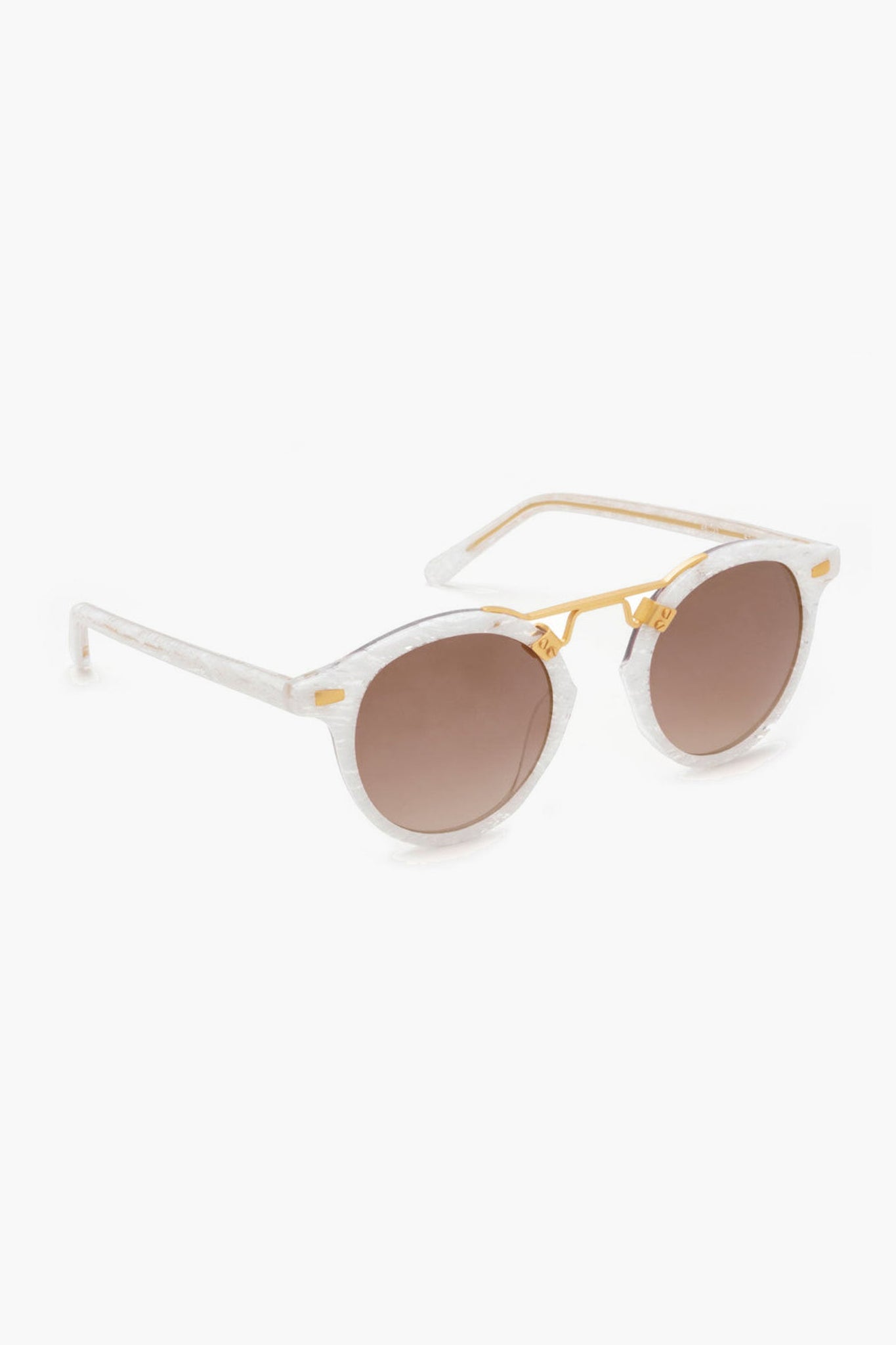 White Linen 24K St Louis Sunglasses-Get Girly