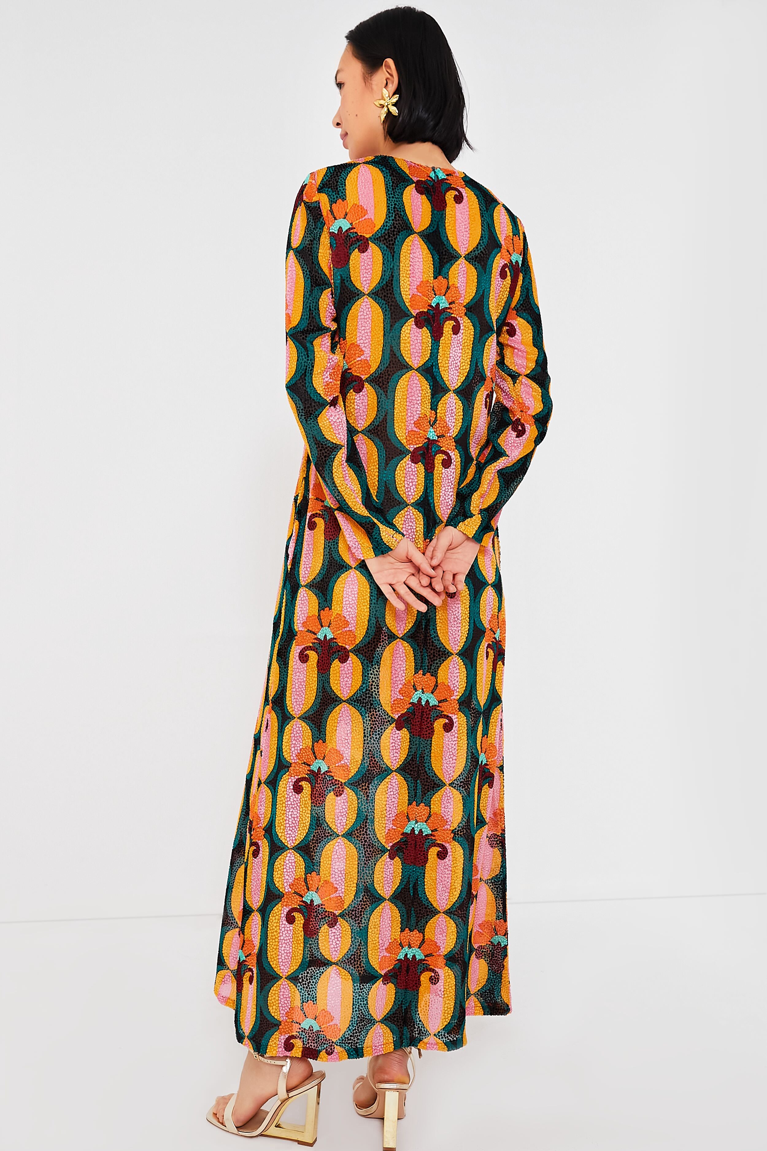 Arcturus Long Sleeve Swing Dress-Get Girly