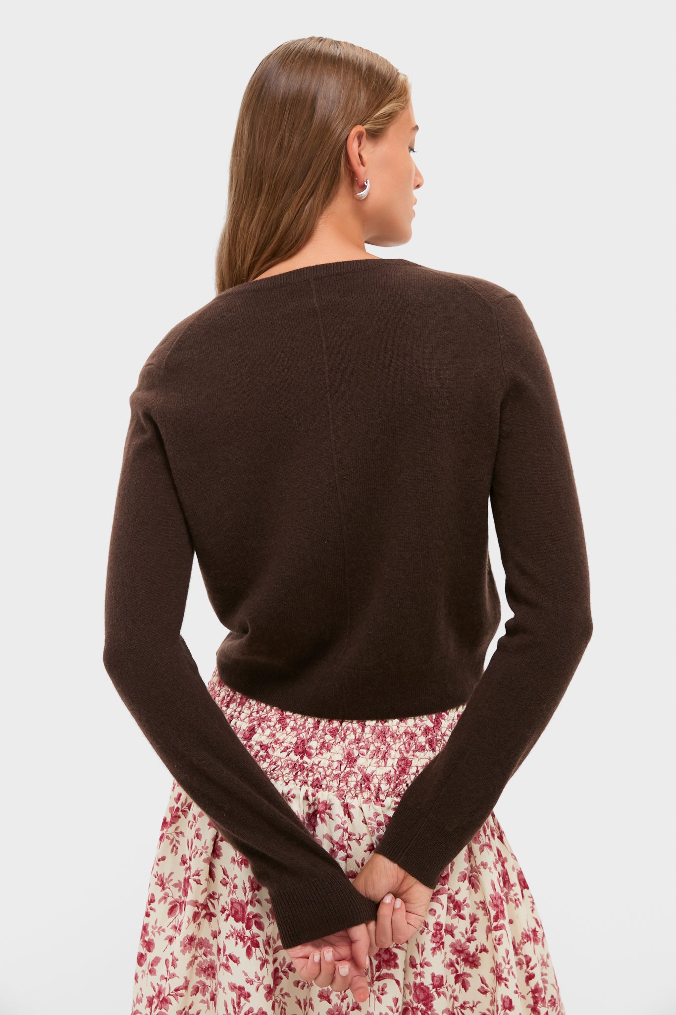 Chocolate Cashmere Riley Cardigan-Get Girly
