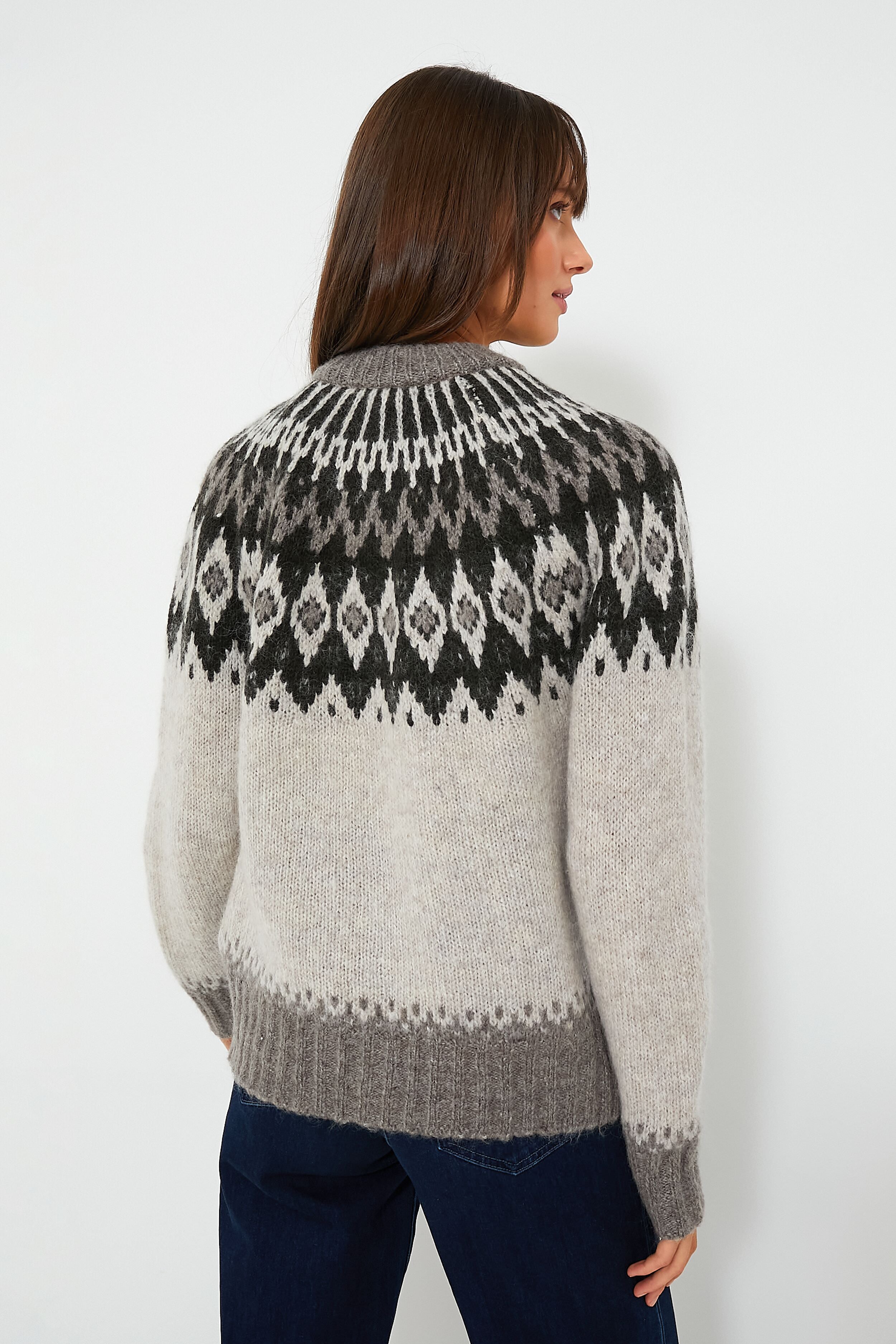 Aspen Combo Ashwood Fair Isle Cardigan-Get Girly
