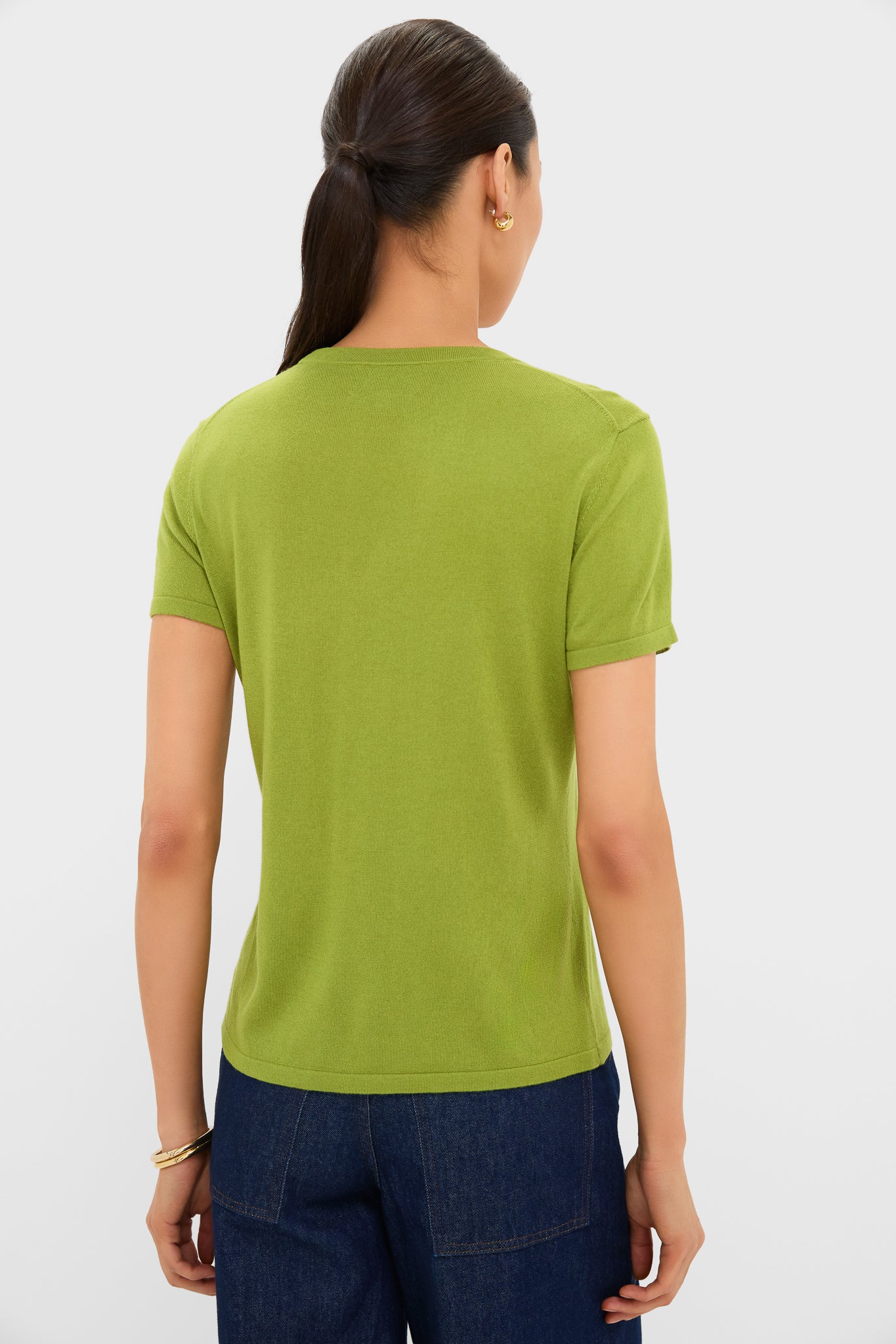 Woodbine Cashmere Silk Katie Tee-Get Girly