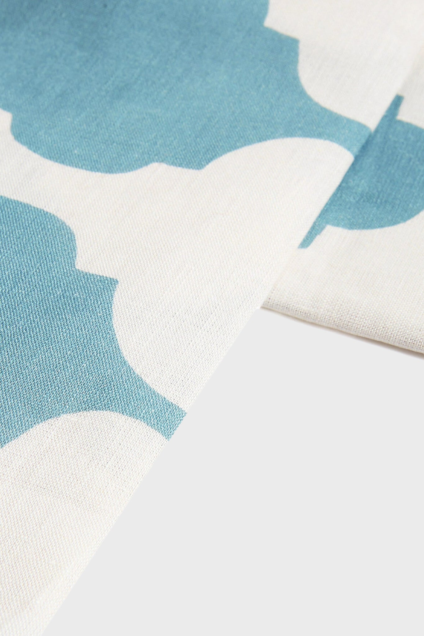 Blue Plaza Large Tablecloth (180x350)-Get Girly