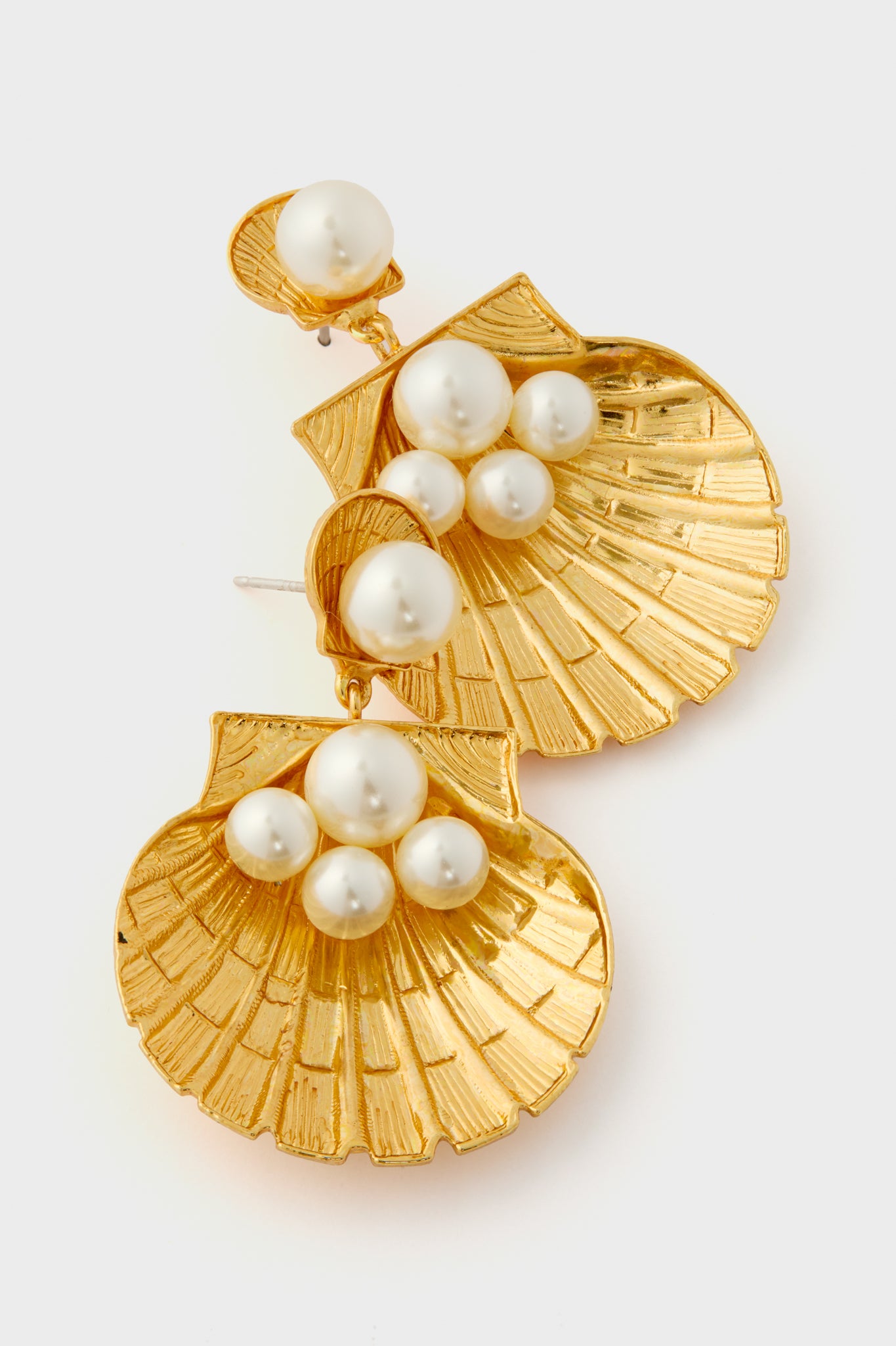 Gold Ariel Earrings-Get Girly