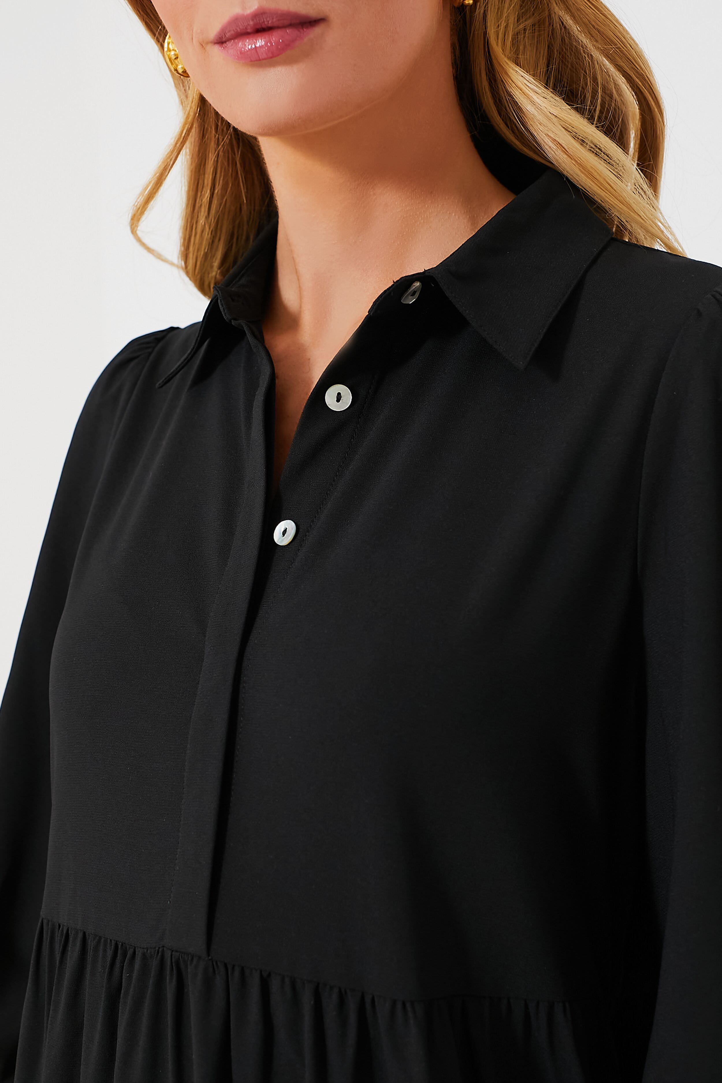 Black Crepe Mabel Maxi Dress-Get Girly