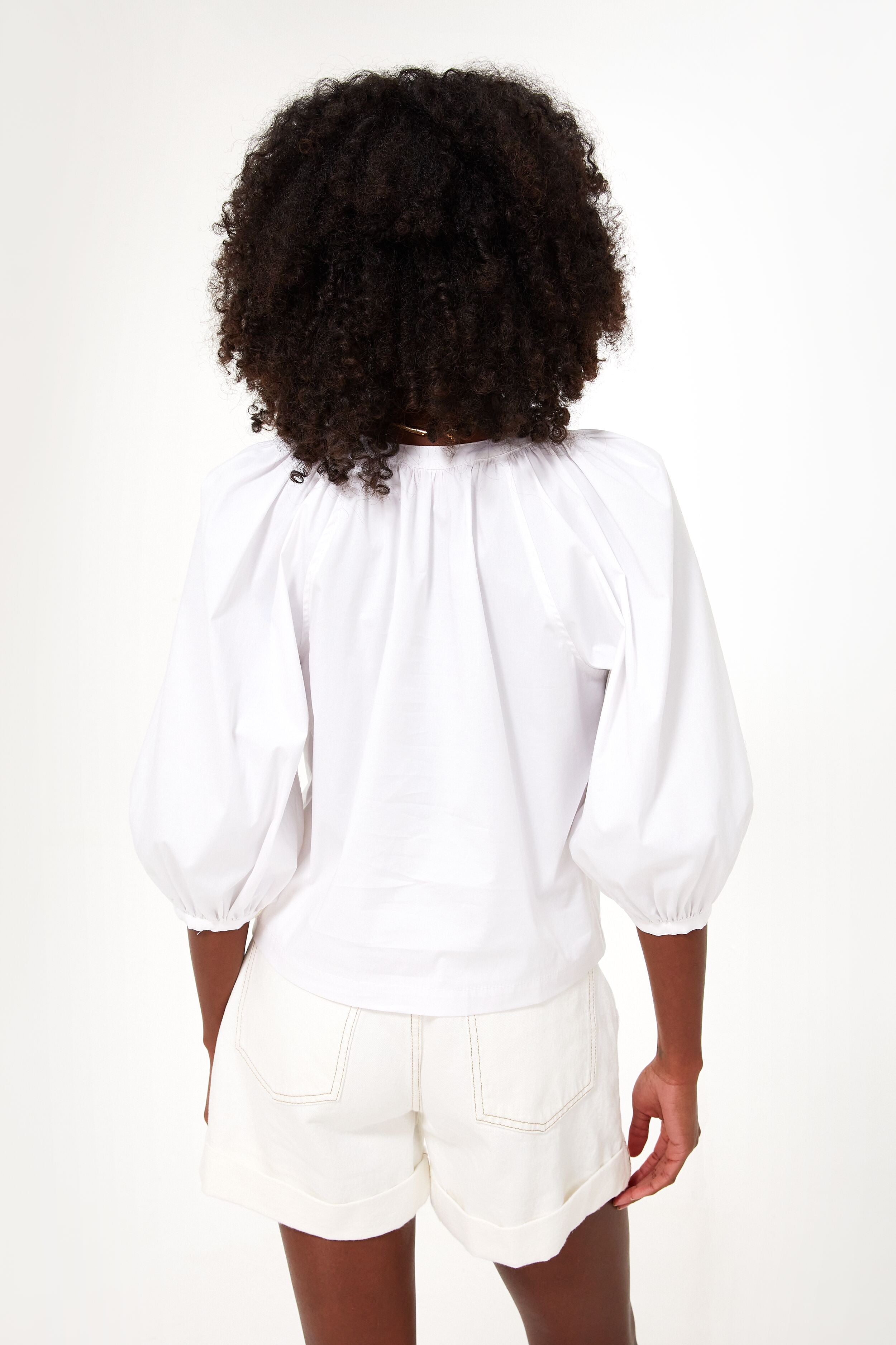 White New Dill Top-Get Girly