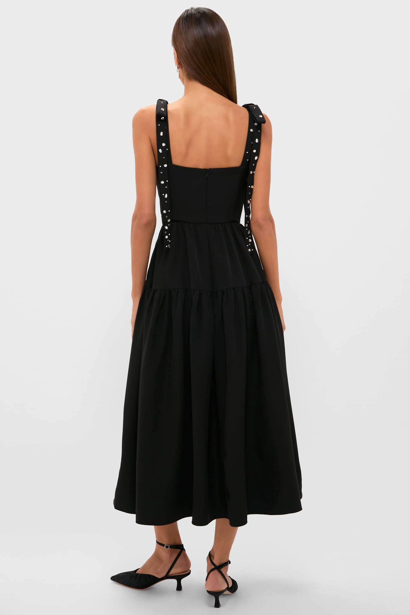 Black Embellished Agnes Maxi Dress-Get Girly
