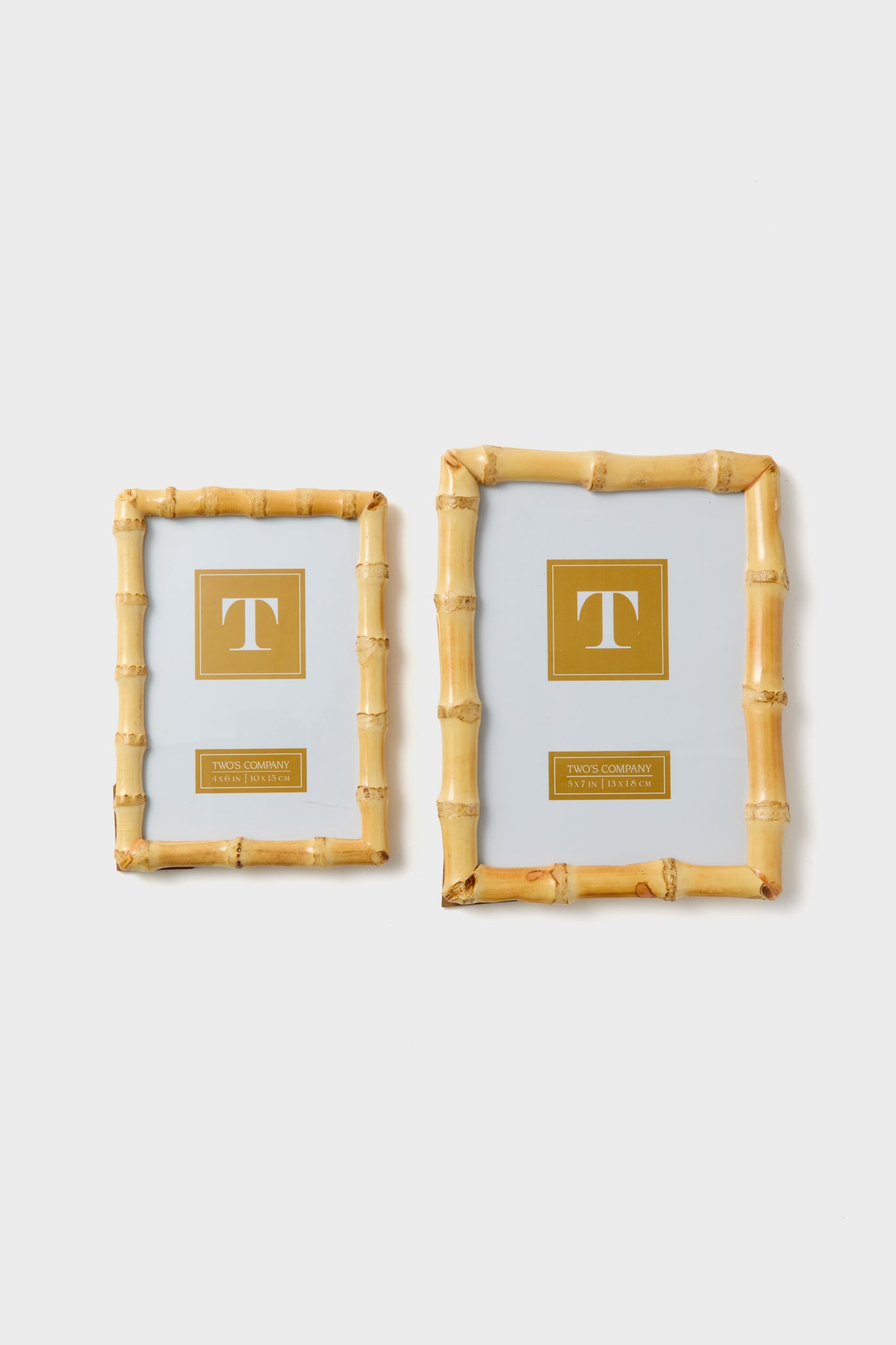 4x6 Blonde Natural Bamboo Finish Photo Frame-Get Girly