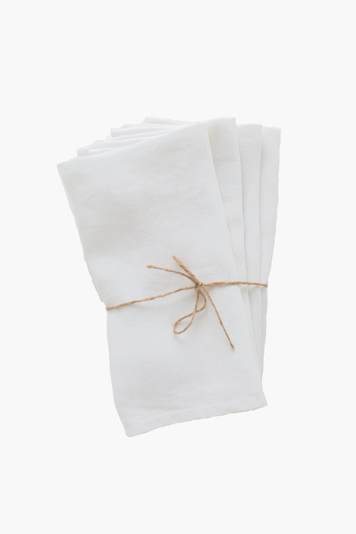 Blanc Linen Napkins Set Of 4-Get Girly