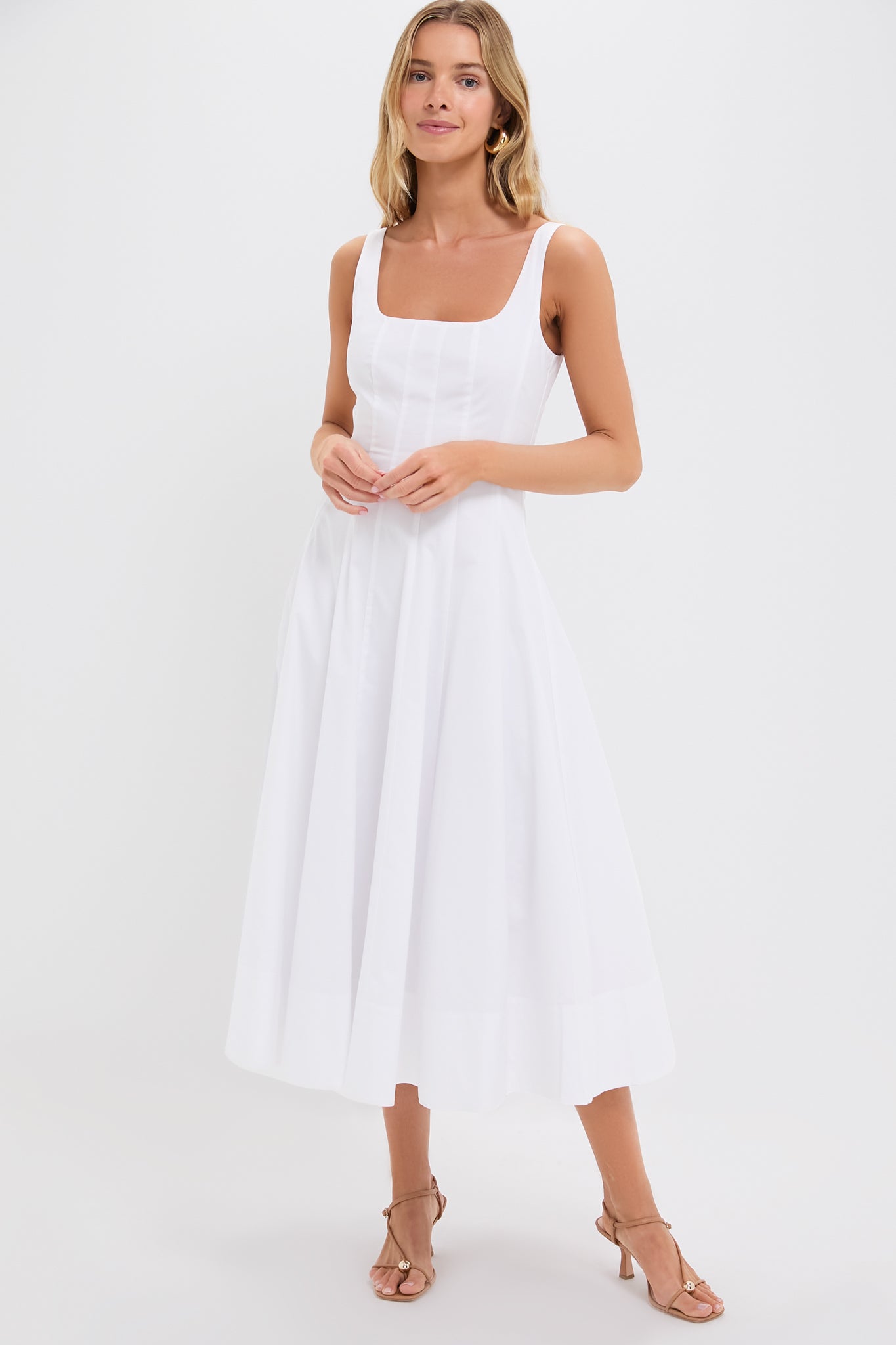 White Wells Dress-Get Girly