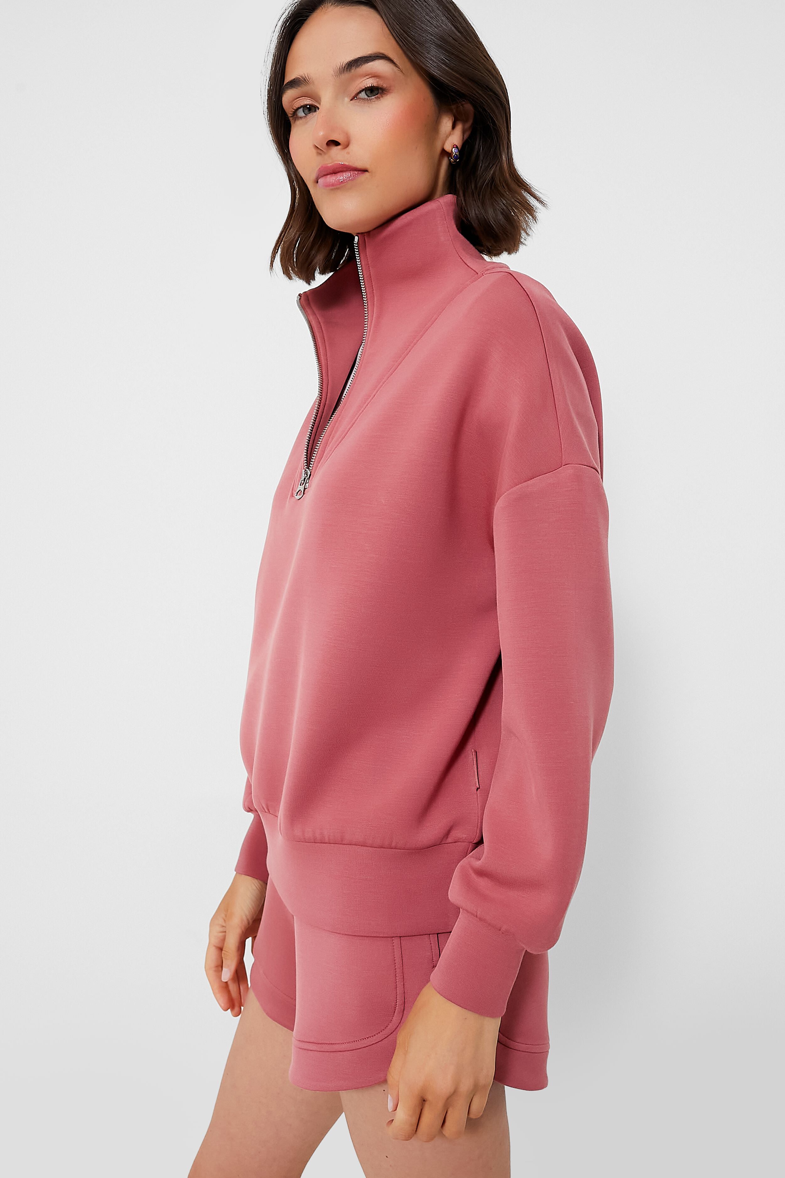 Withered Rose Hawley Half Zip-Get Girly