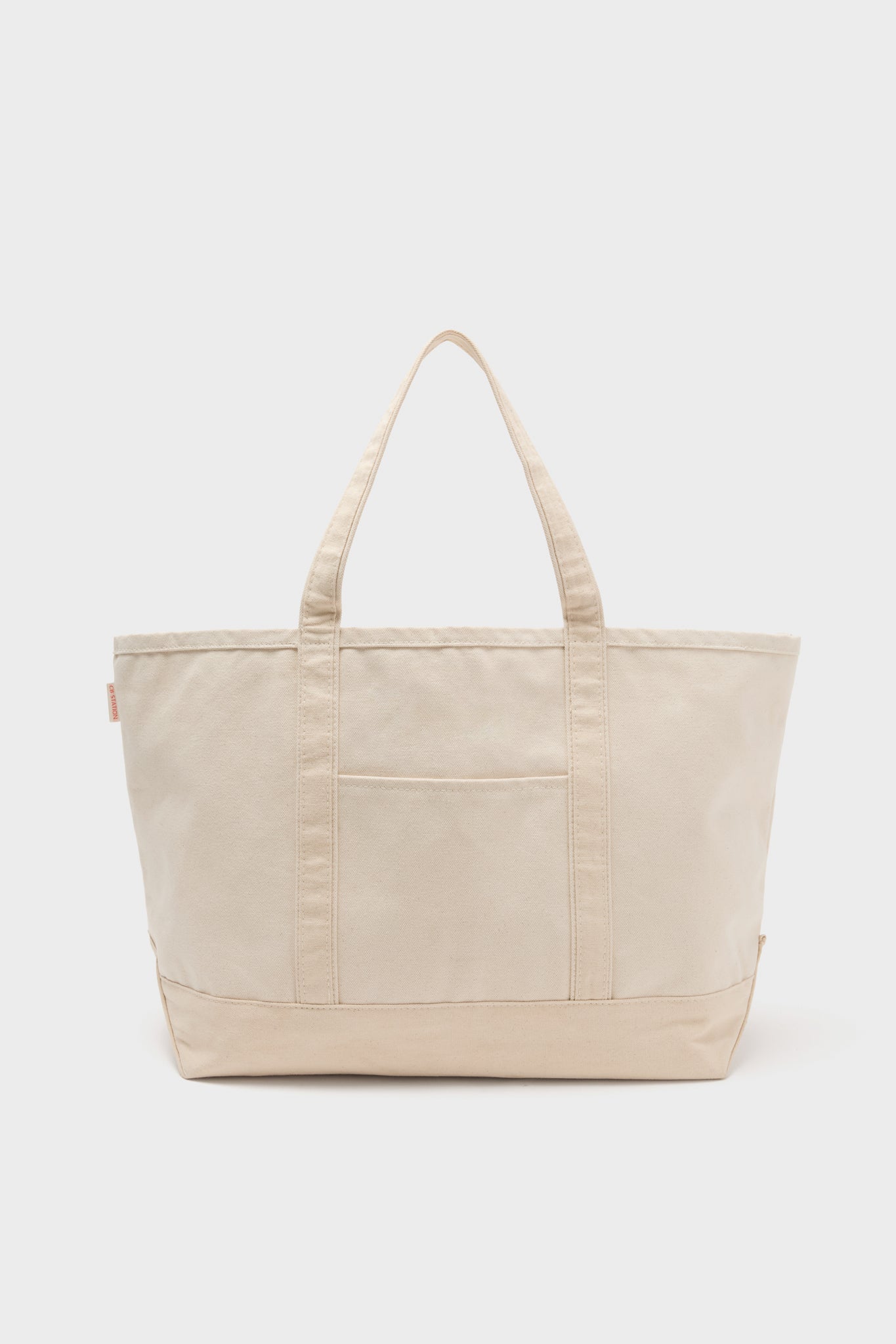 Natural Large Canvas Tote-Get Girly
