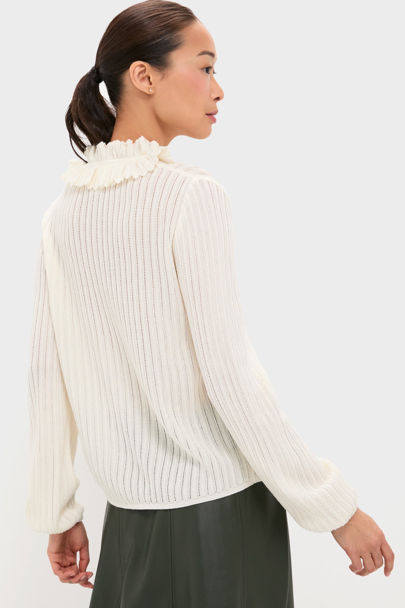 Natural Longchamp Top-Get Girly