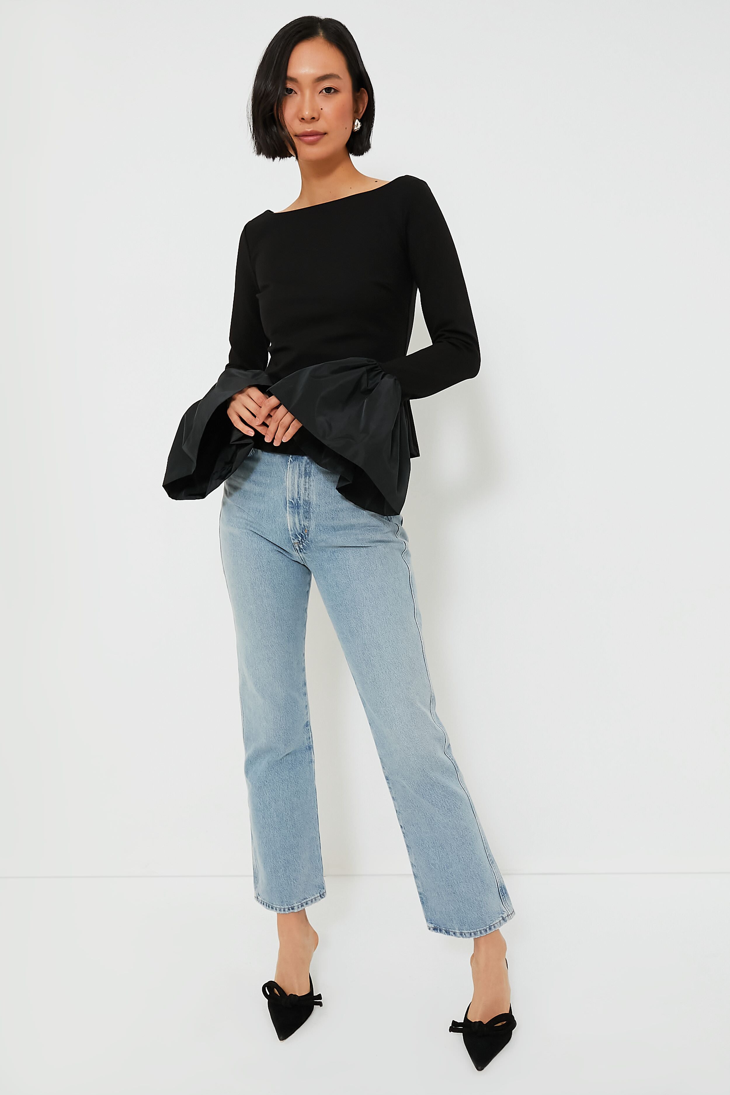 Black Paige Top-Get Girly