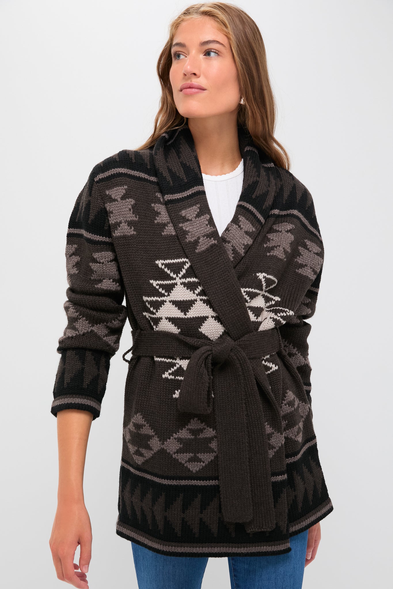 Wool Blend Ranch Teddy Wrap Cardigan-Get Girly