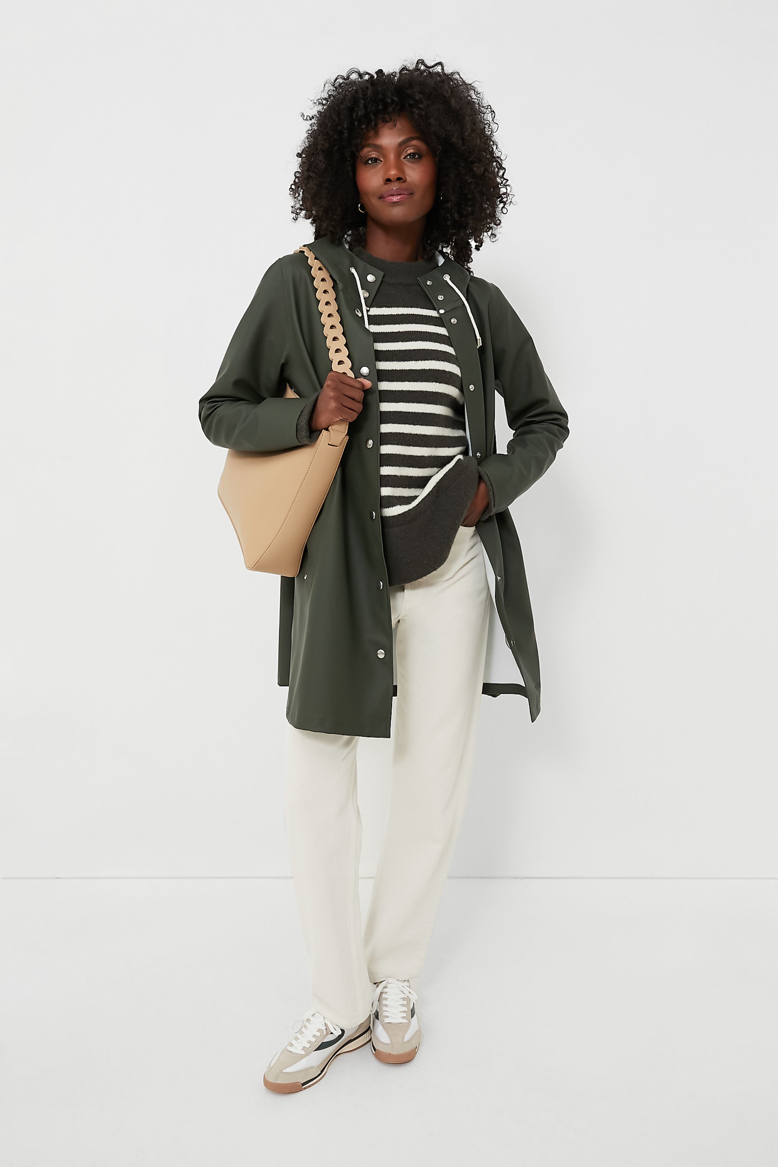 Green Mosebacke Raincoat-Get Girly