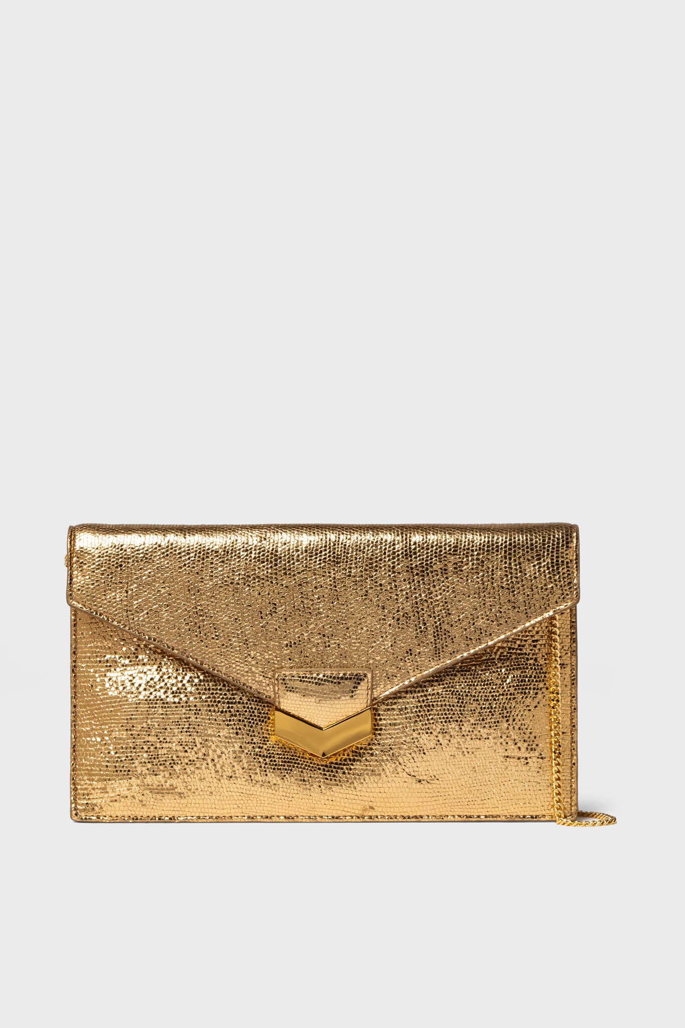 Gold London Clutch-Get Girly