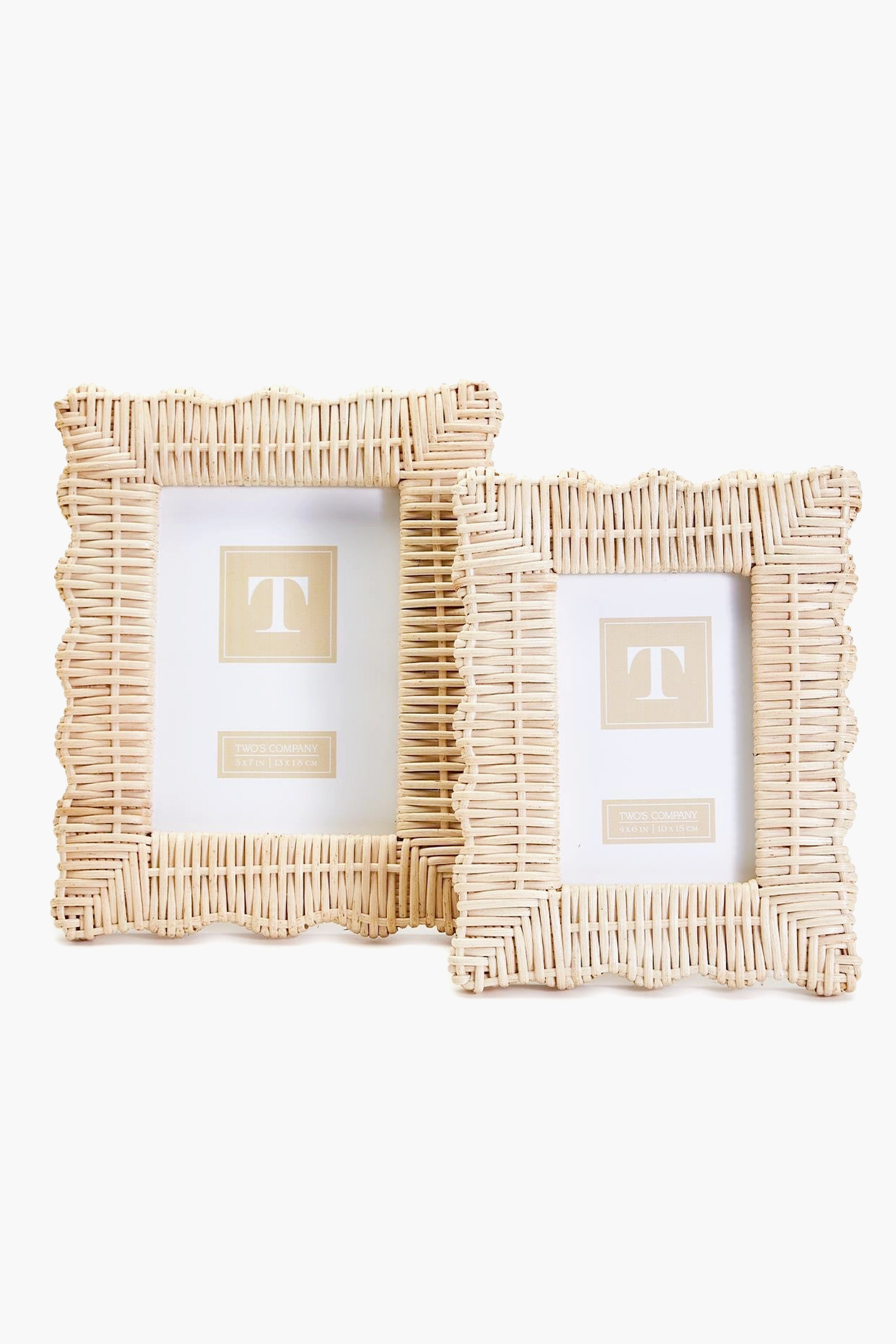 5x7 Wicker Weave Frame-Get Girly