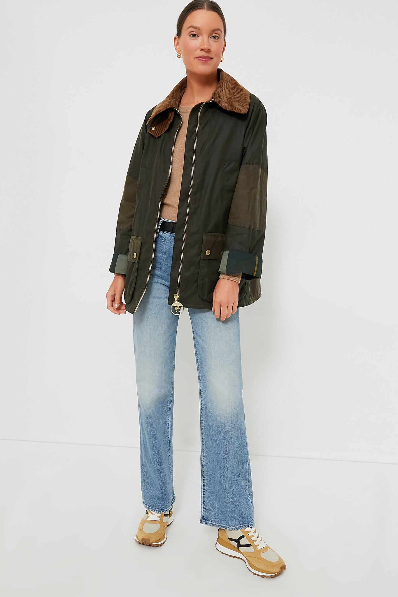 Archive Olive Allerston Wax Jacket-Get Girly