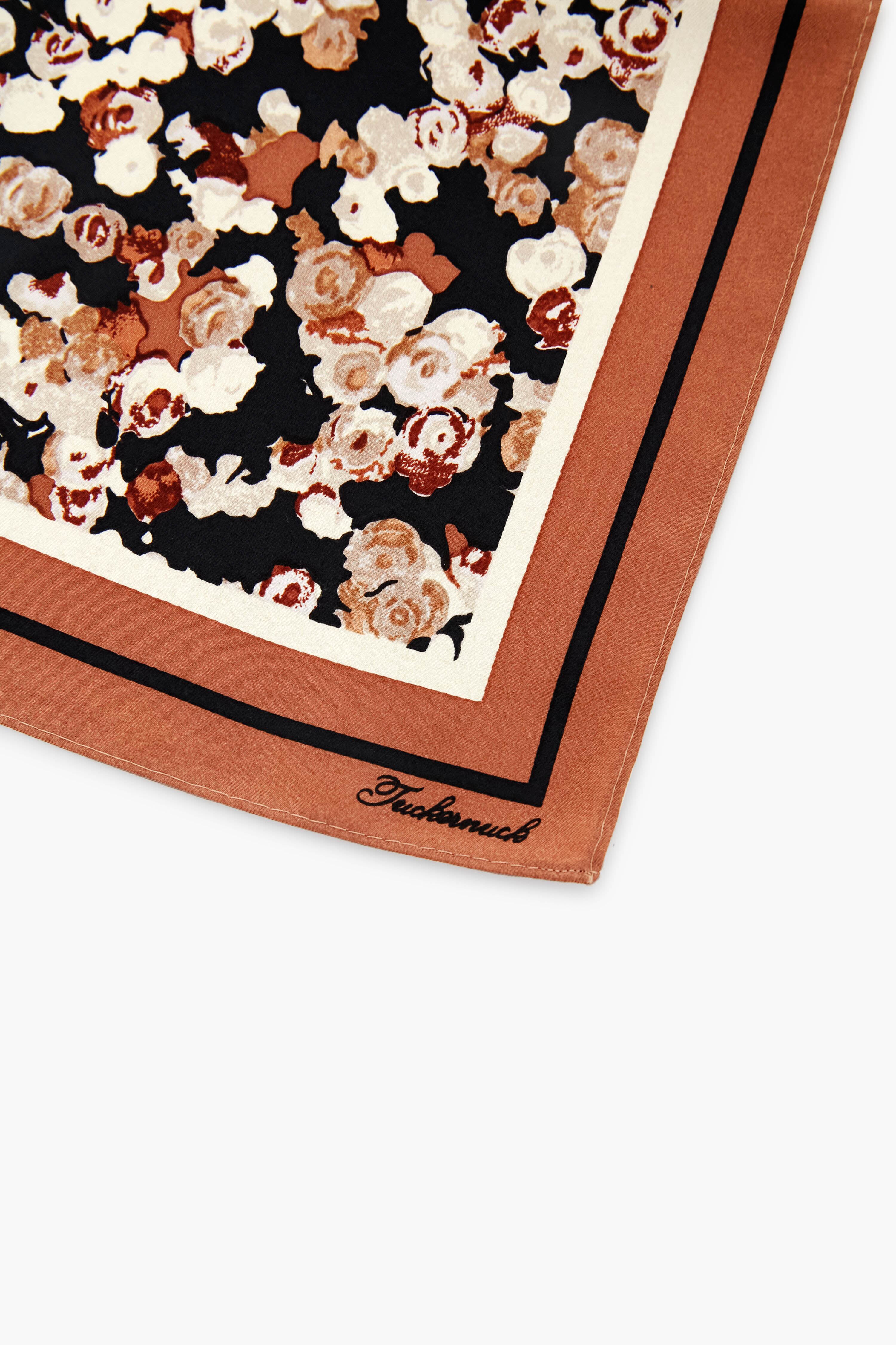 Woodrose Silk Scarf-Get Girly