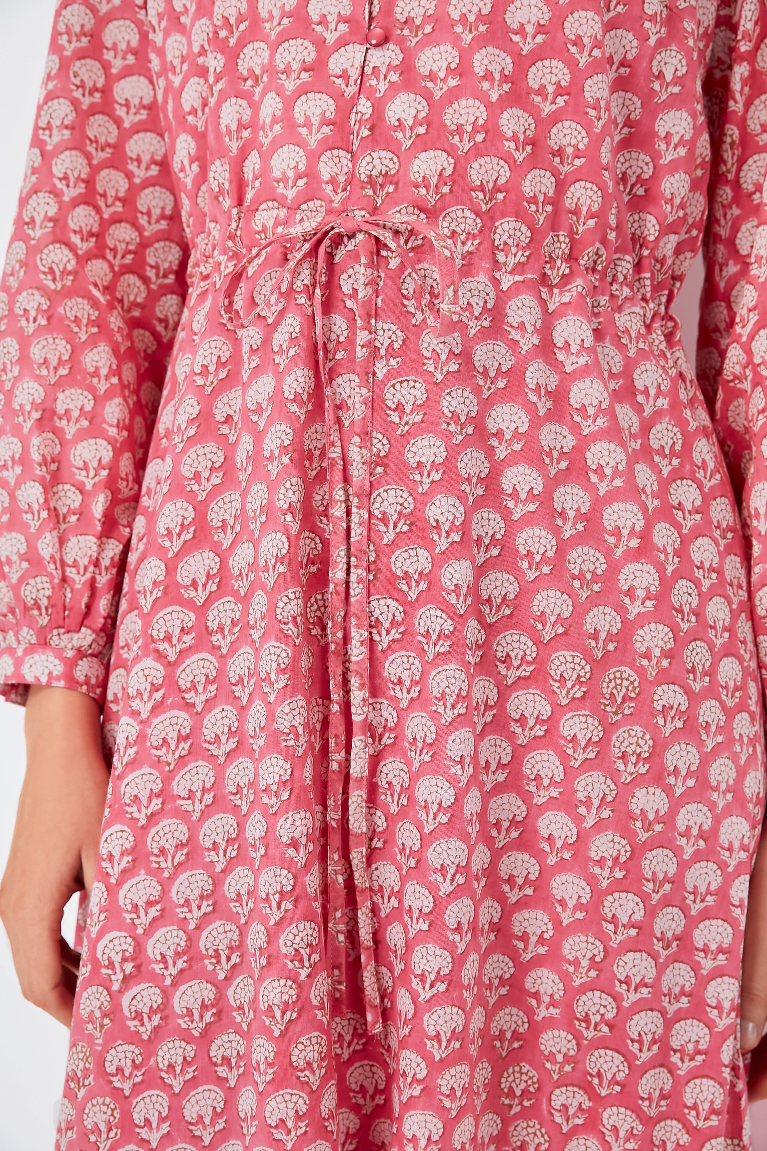 Crescent Flower Bon Pink Frances 3 Dress-Get Girly