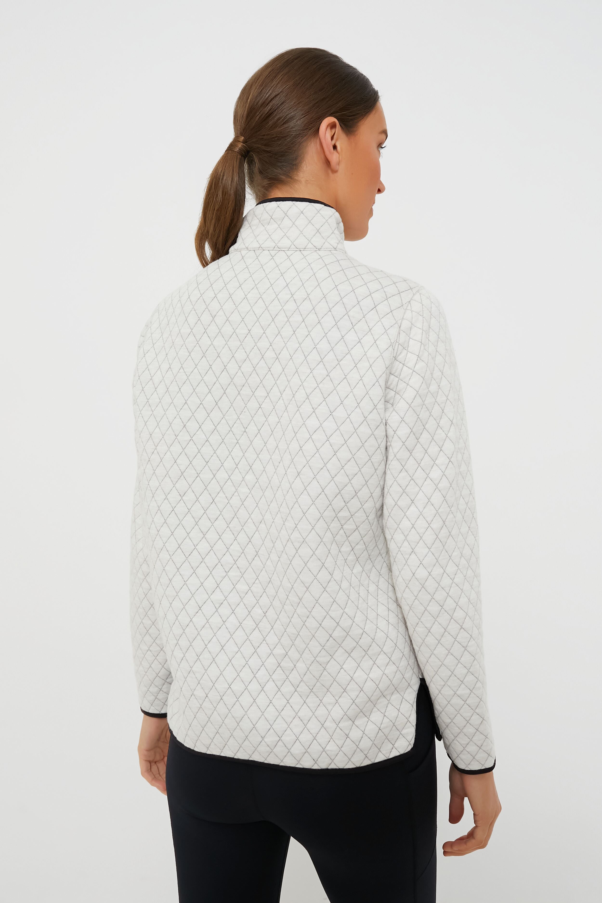 White and Black Corbet Reversible Pullover-Get Girly