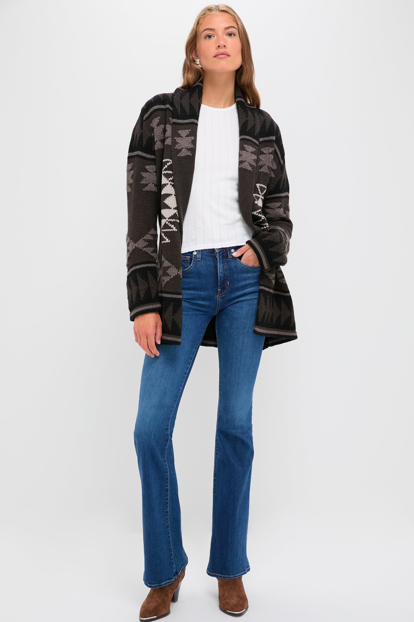 Wool Blend Ranch Teddy Wrap Cardigan-Get Girly