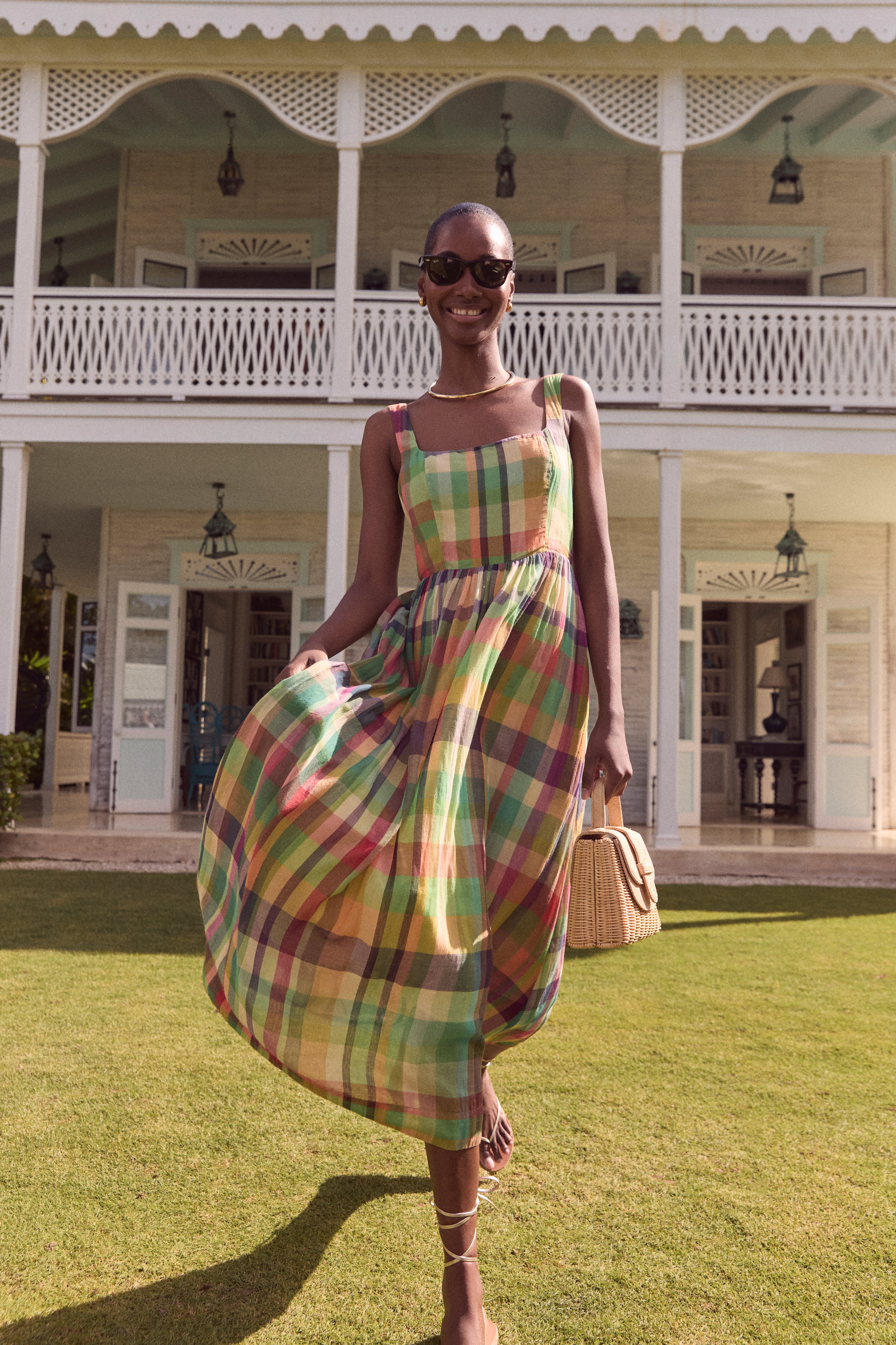 Ambrosia Check Esme Dress-Get Girly