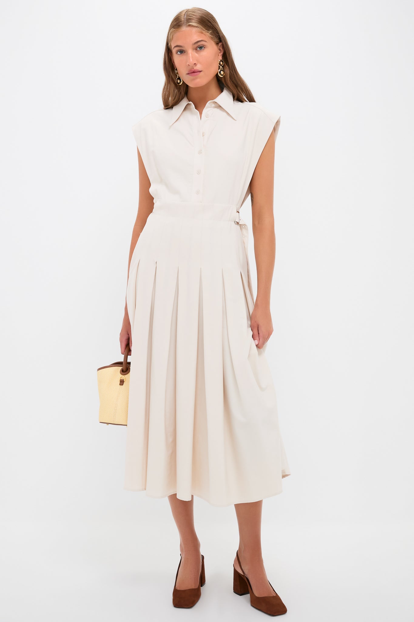 Tortoise 24K Gold Electroplated Circle Drop Earrings-Get Girly