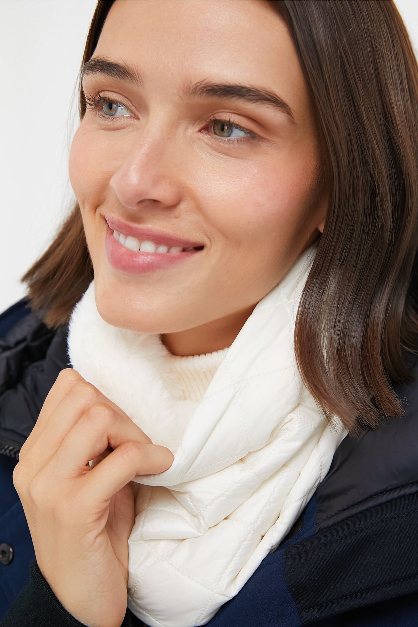 Marshmallow Fur Wrap-Get Girly