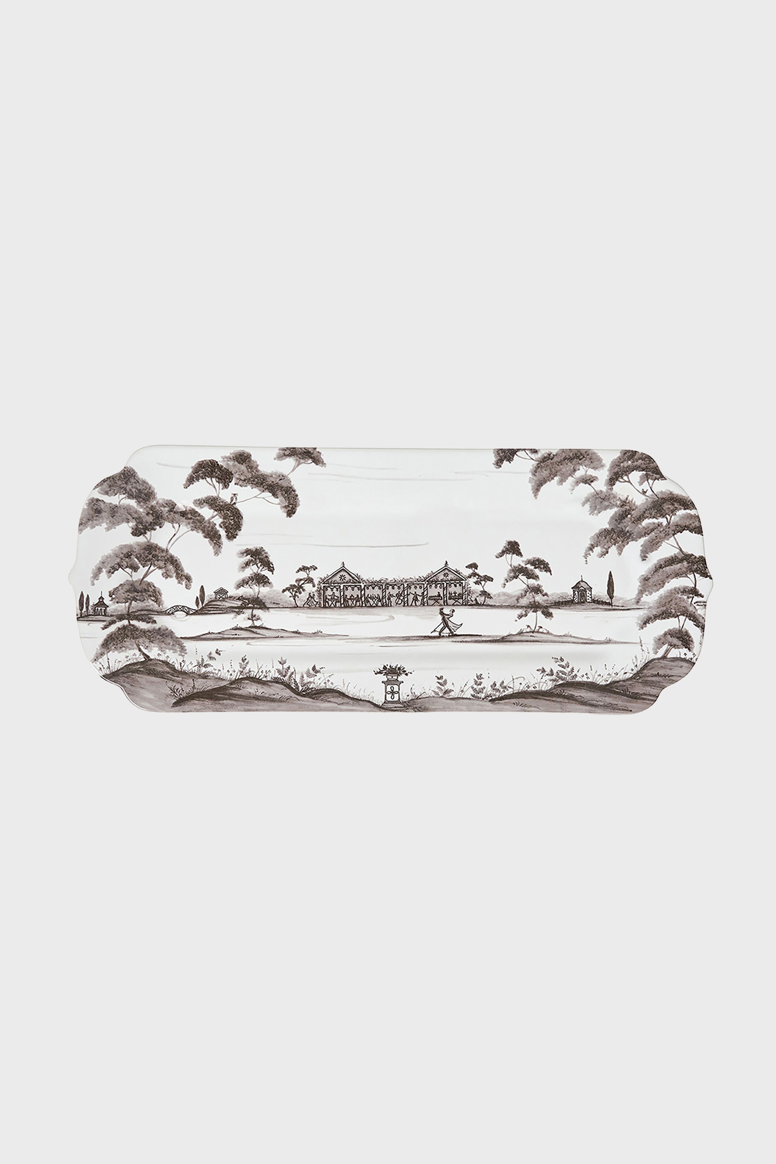 Country Estate 15" Hostess Tray - Flint Grey-Get Girly