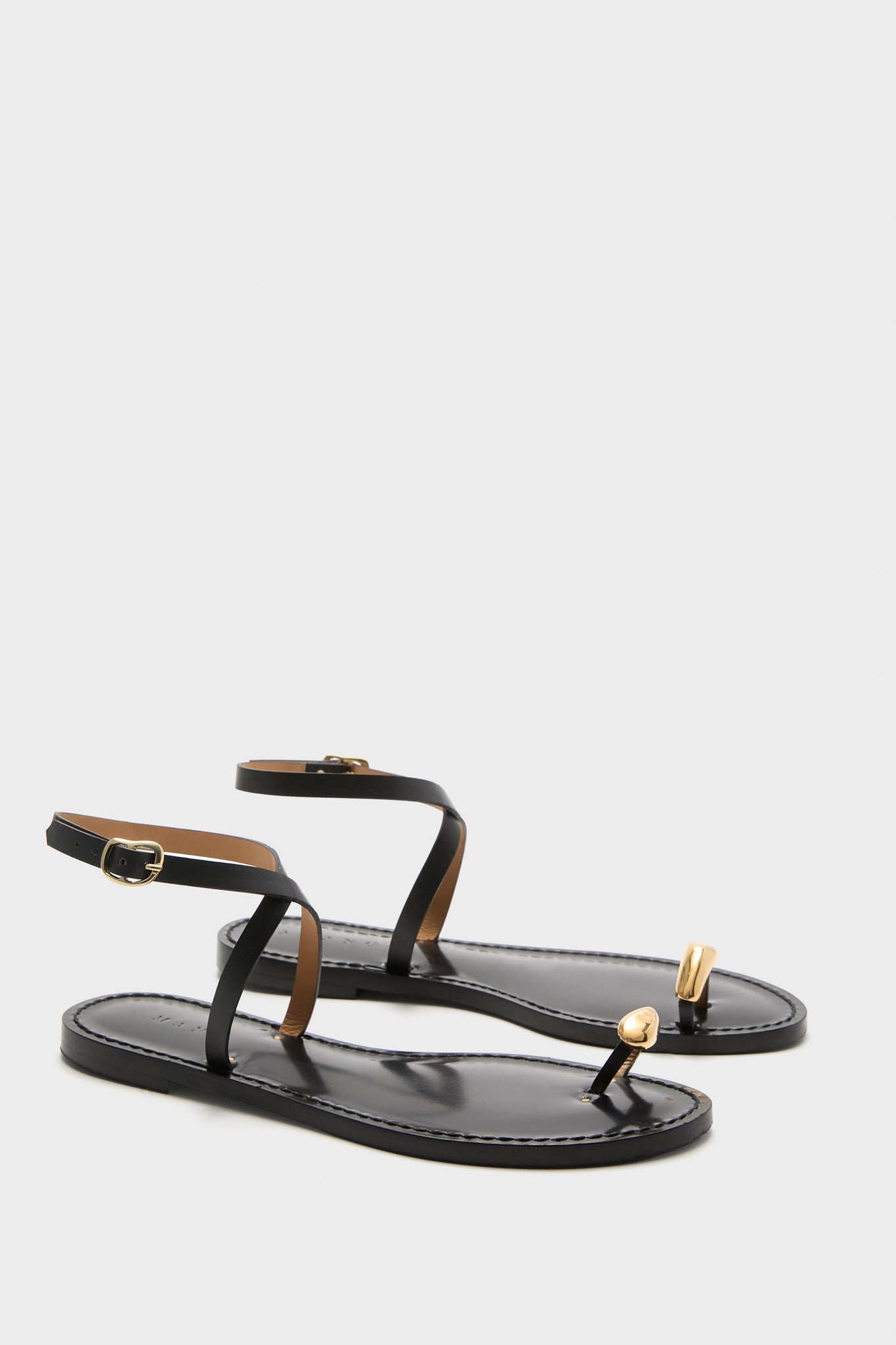 Black Kigali Sandals-Get Girly