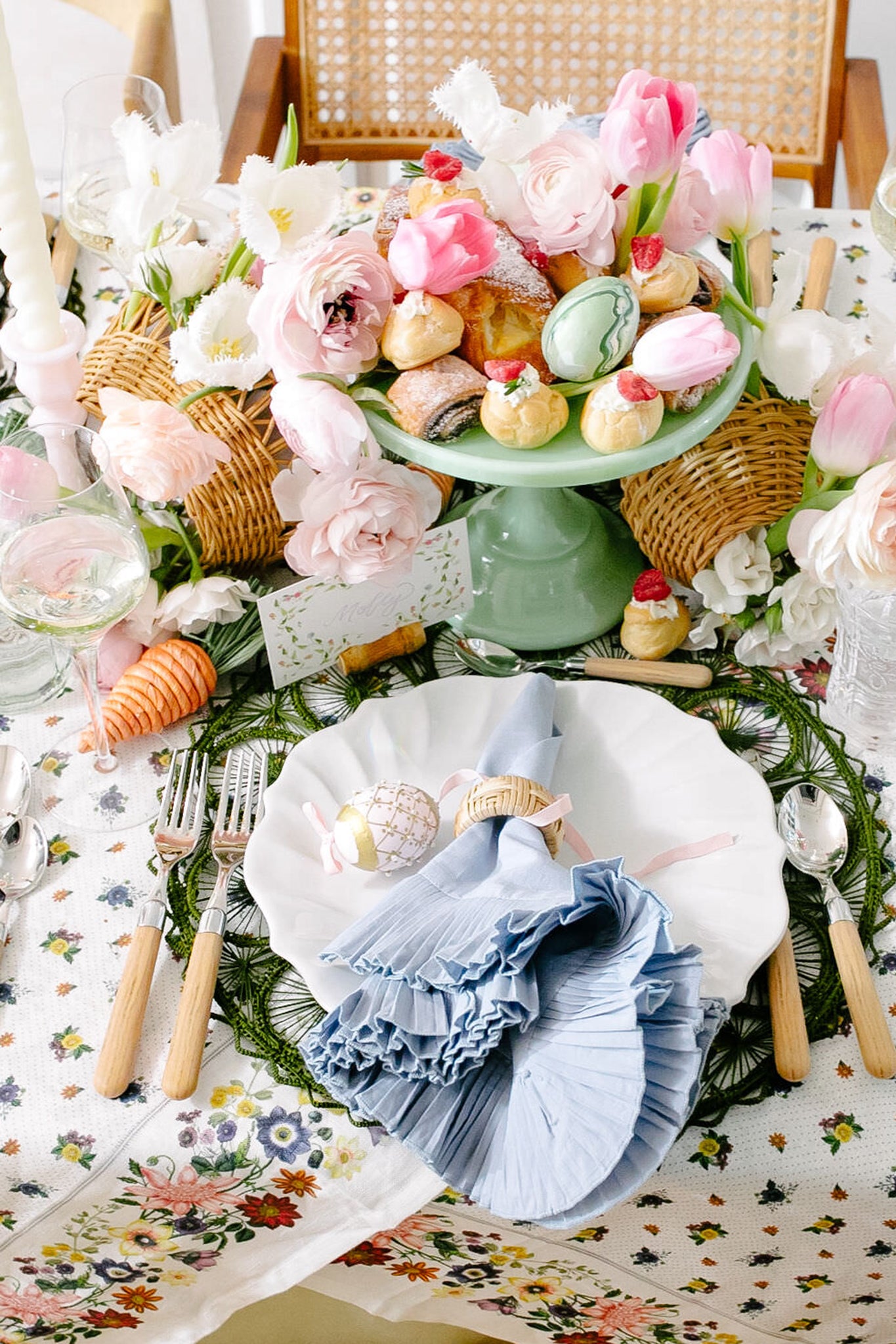 Bamboo Place Card Holders-Get Girly