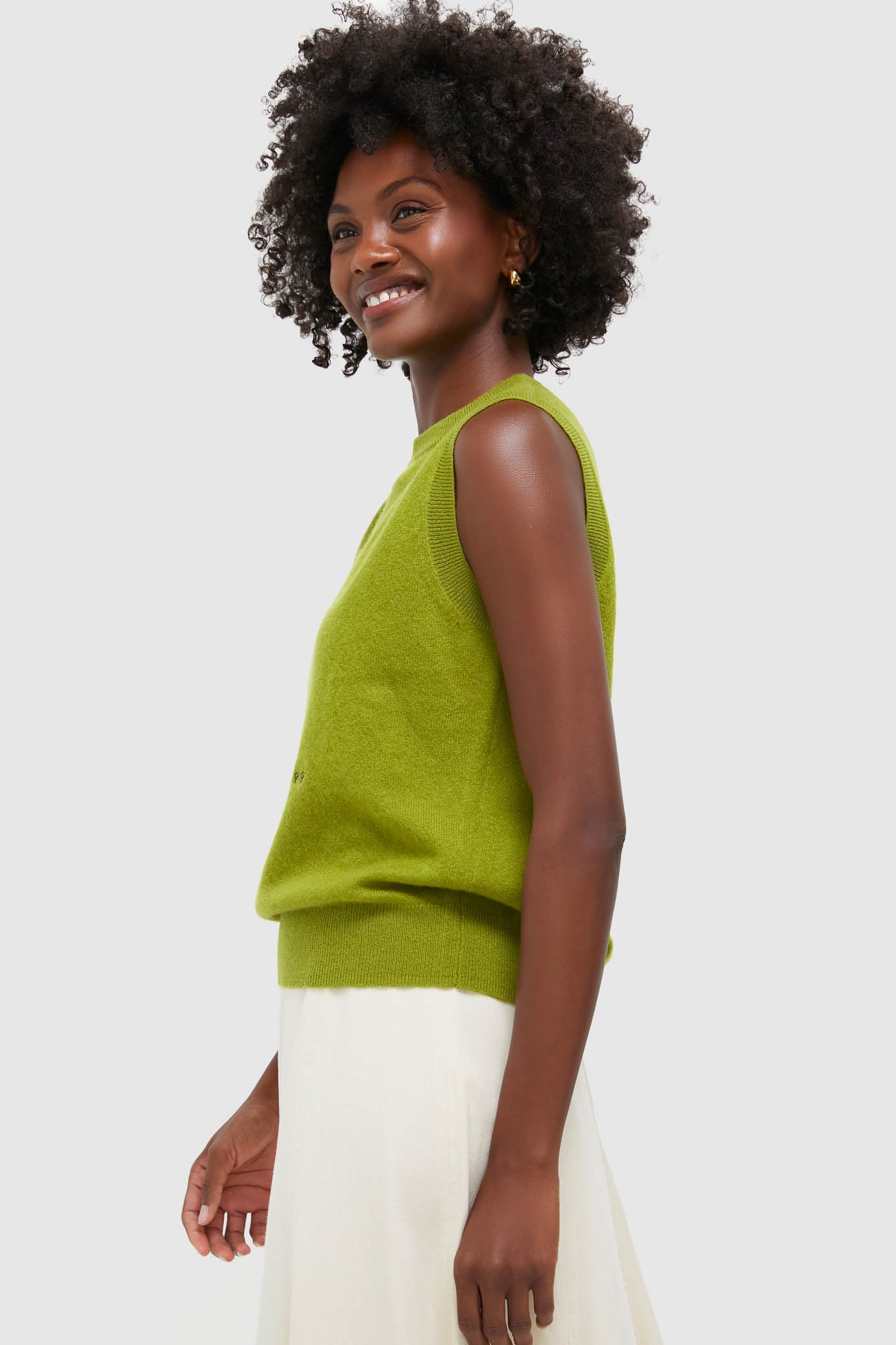 Woodbine Green Cashmere Shell-Get Girly