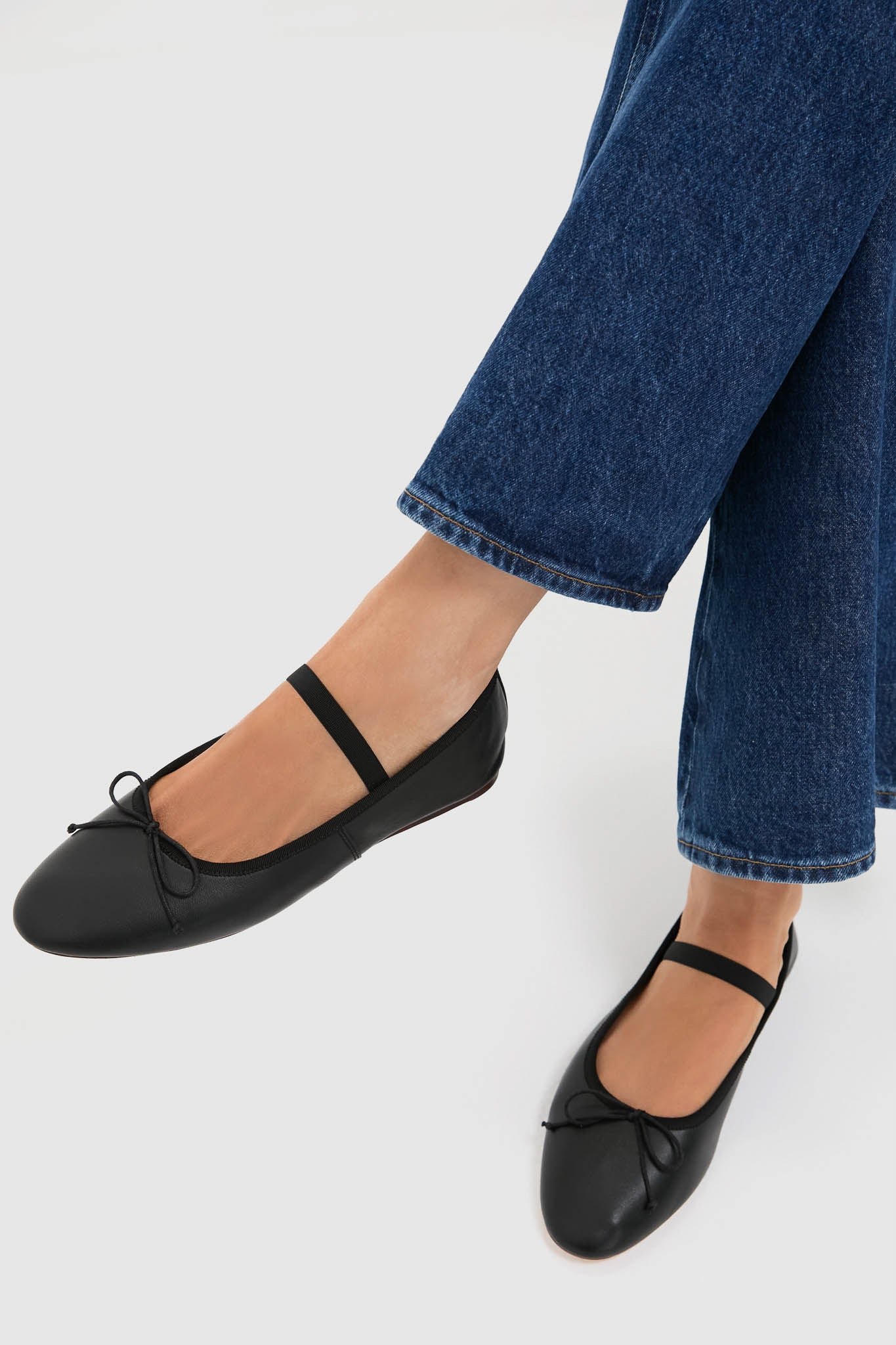 Black Leonie Soft Ballet Flats-Get Girly