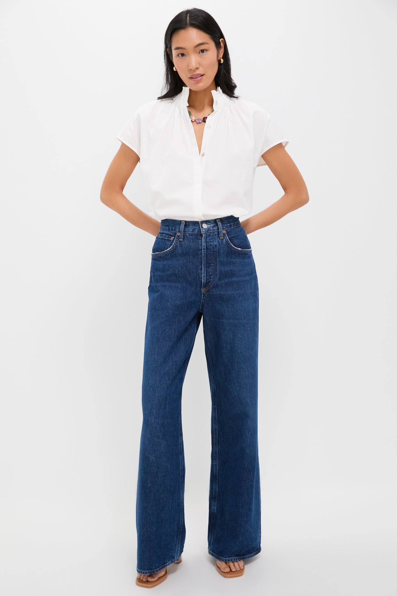 White Rae Blouse-Get Girly